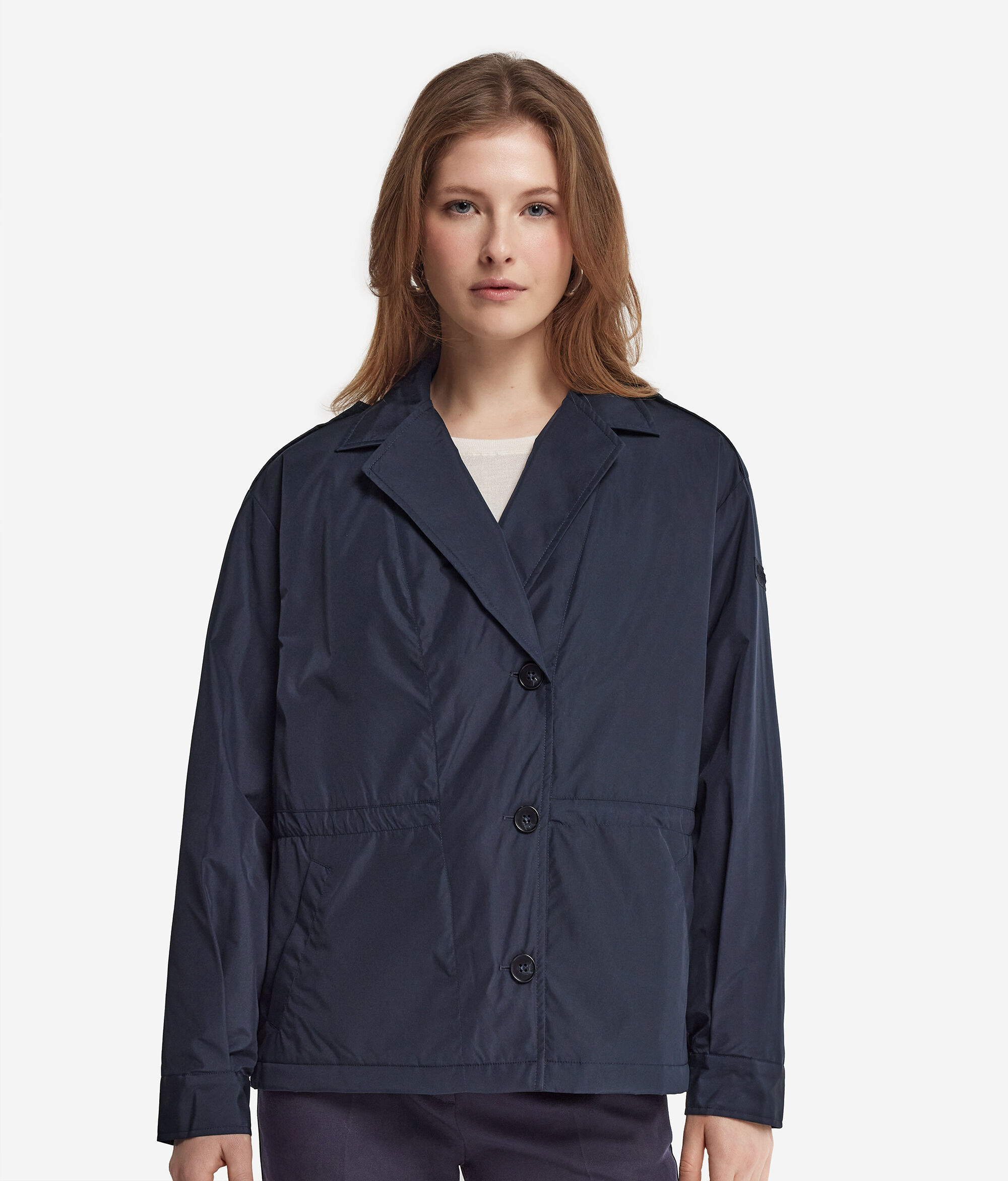 Gavardina curta amb interior de Cashmere