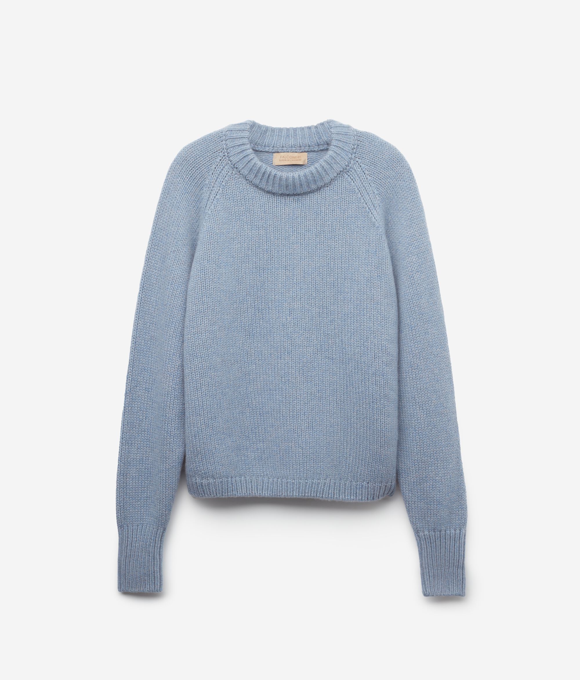 Bluză la Baza Gâtului din Cașmir Tricot