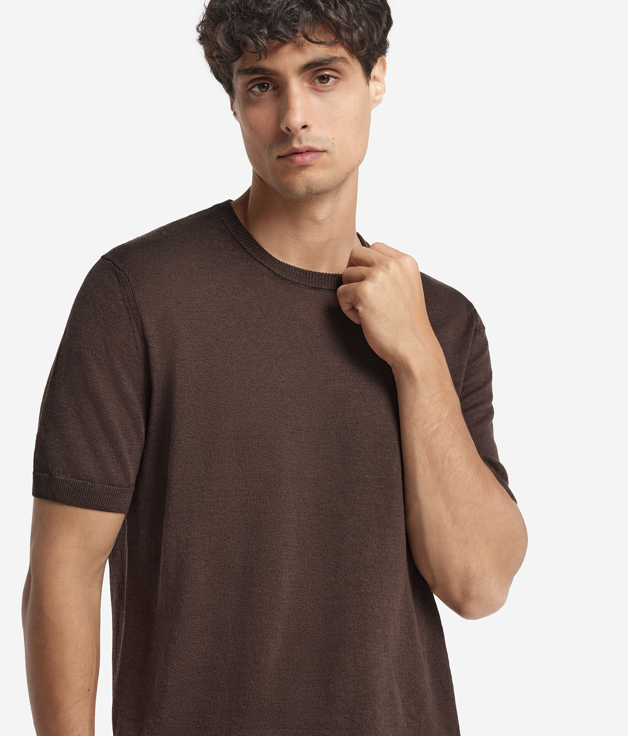 Camiseta de Lino y Algodón