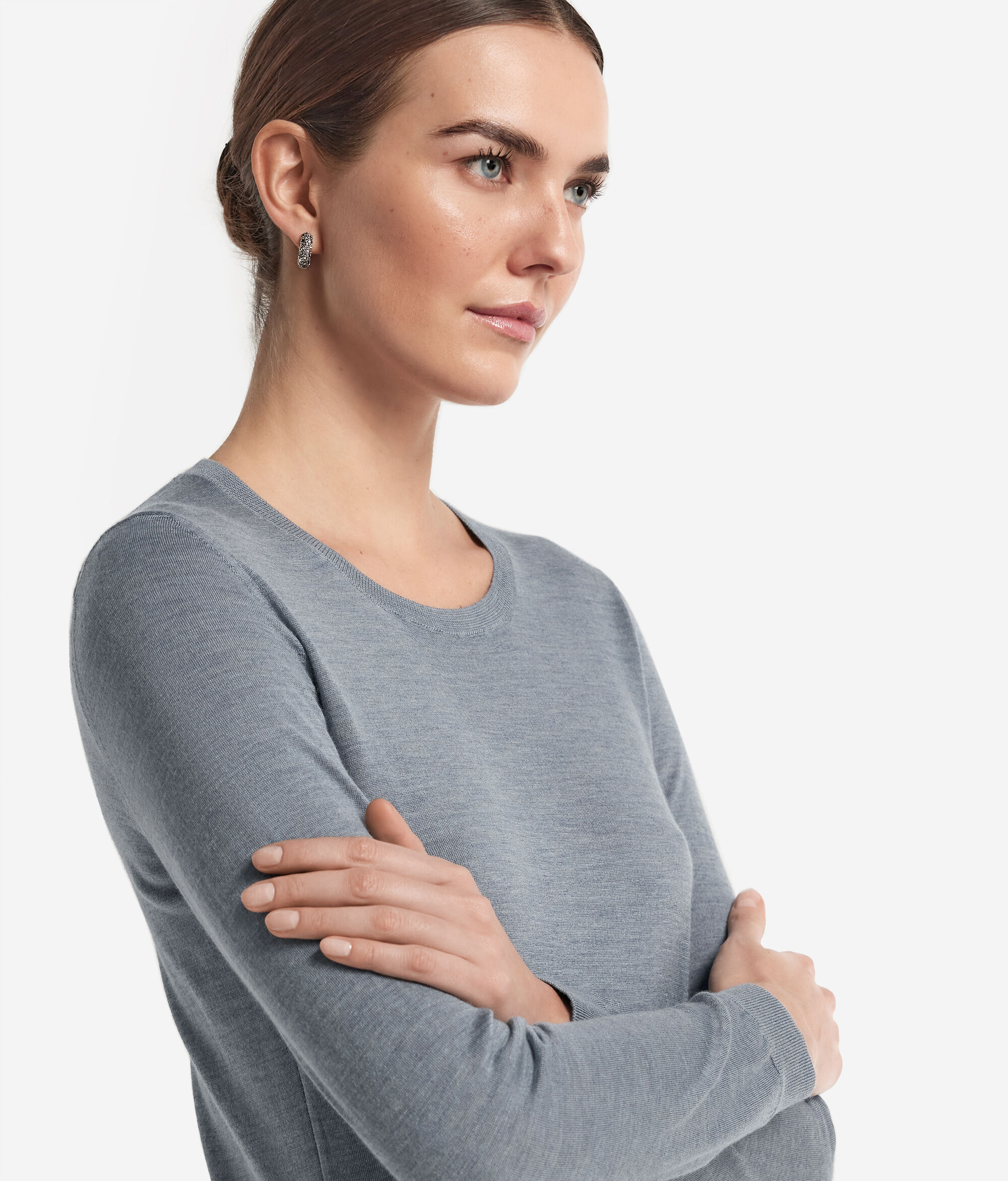Round-Neck Ultrafine Cashmere Jumper