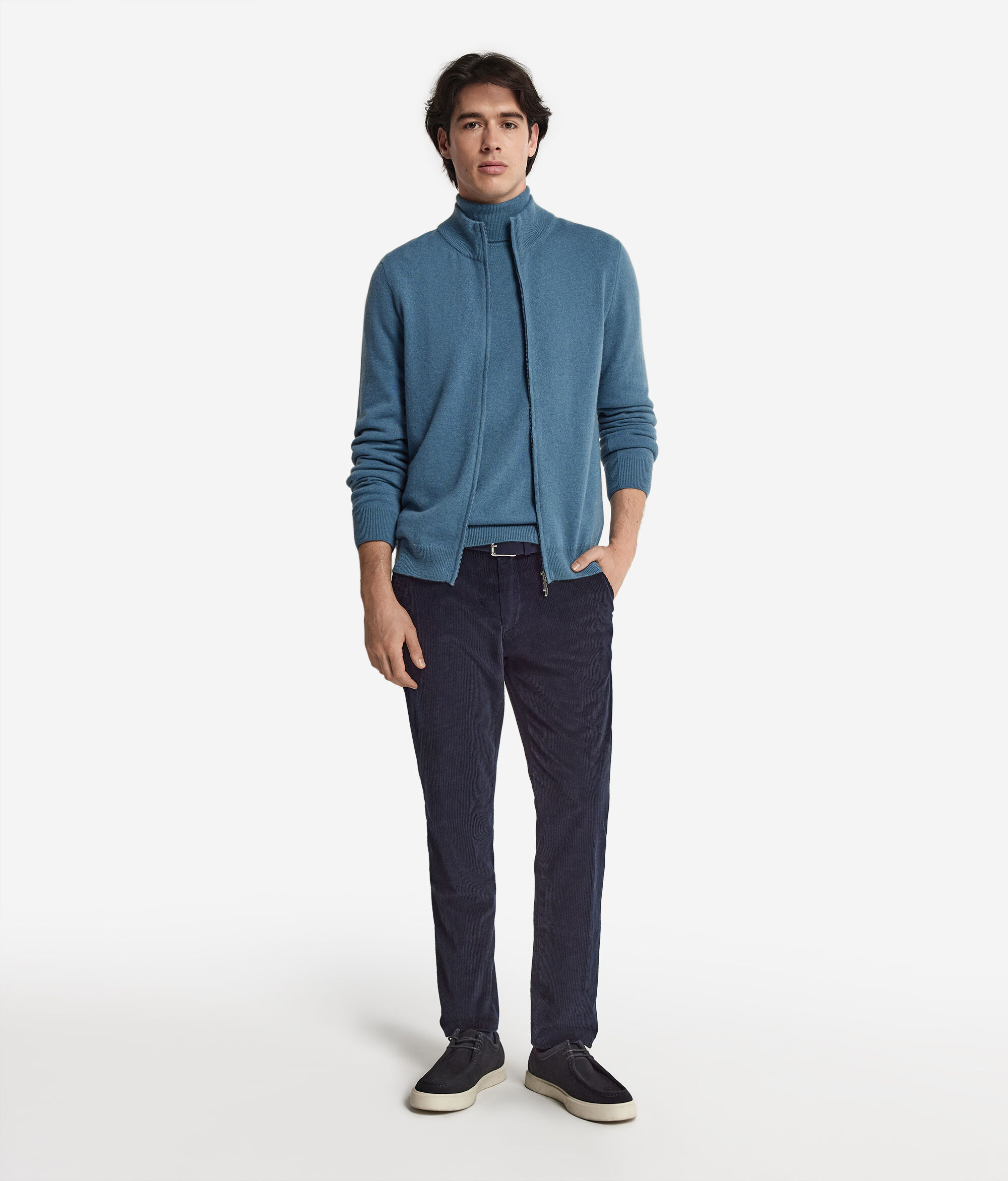 Ultrasoft Cashmere Full-Zip Cardigan