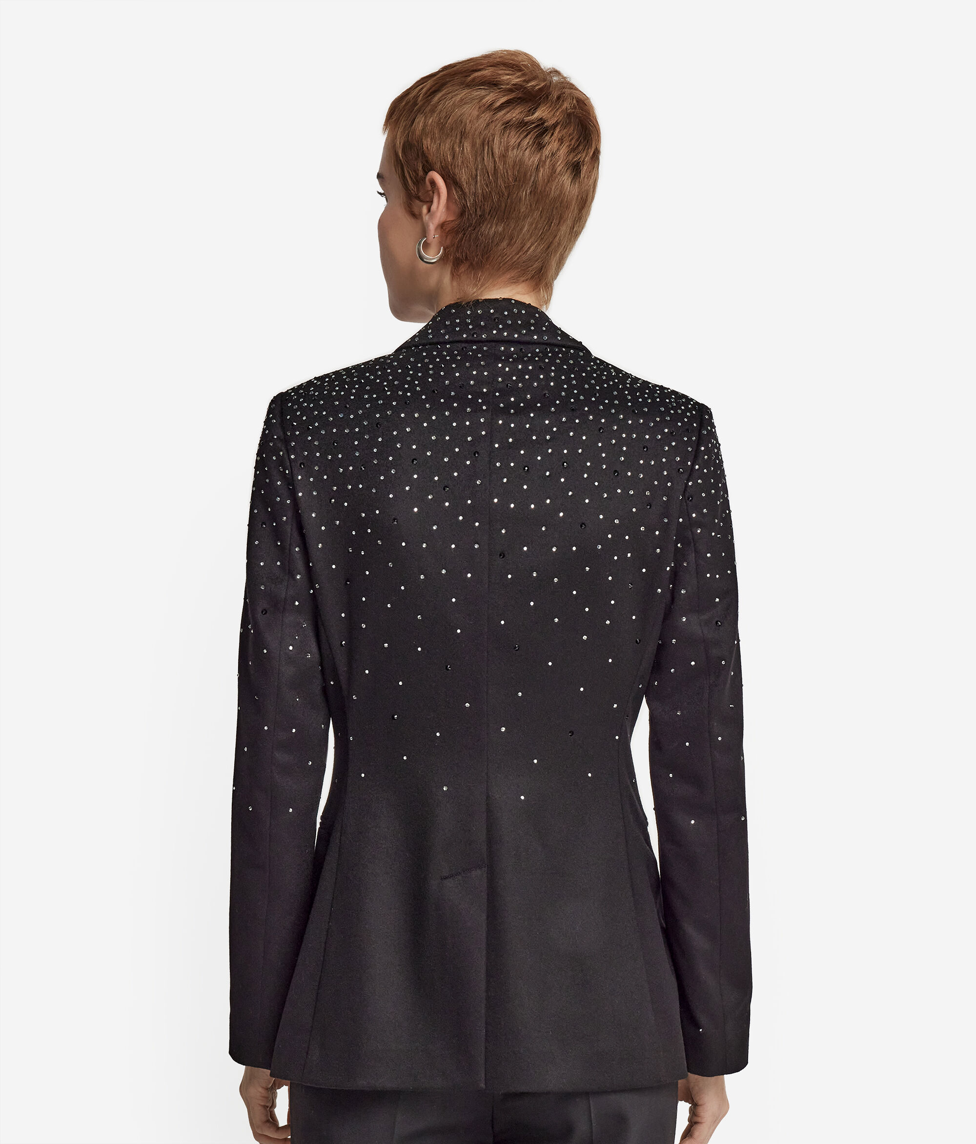 Cashmere Blazer with Rhinestones