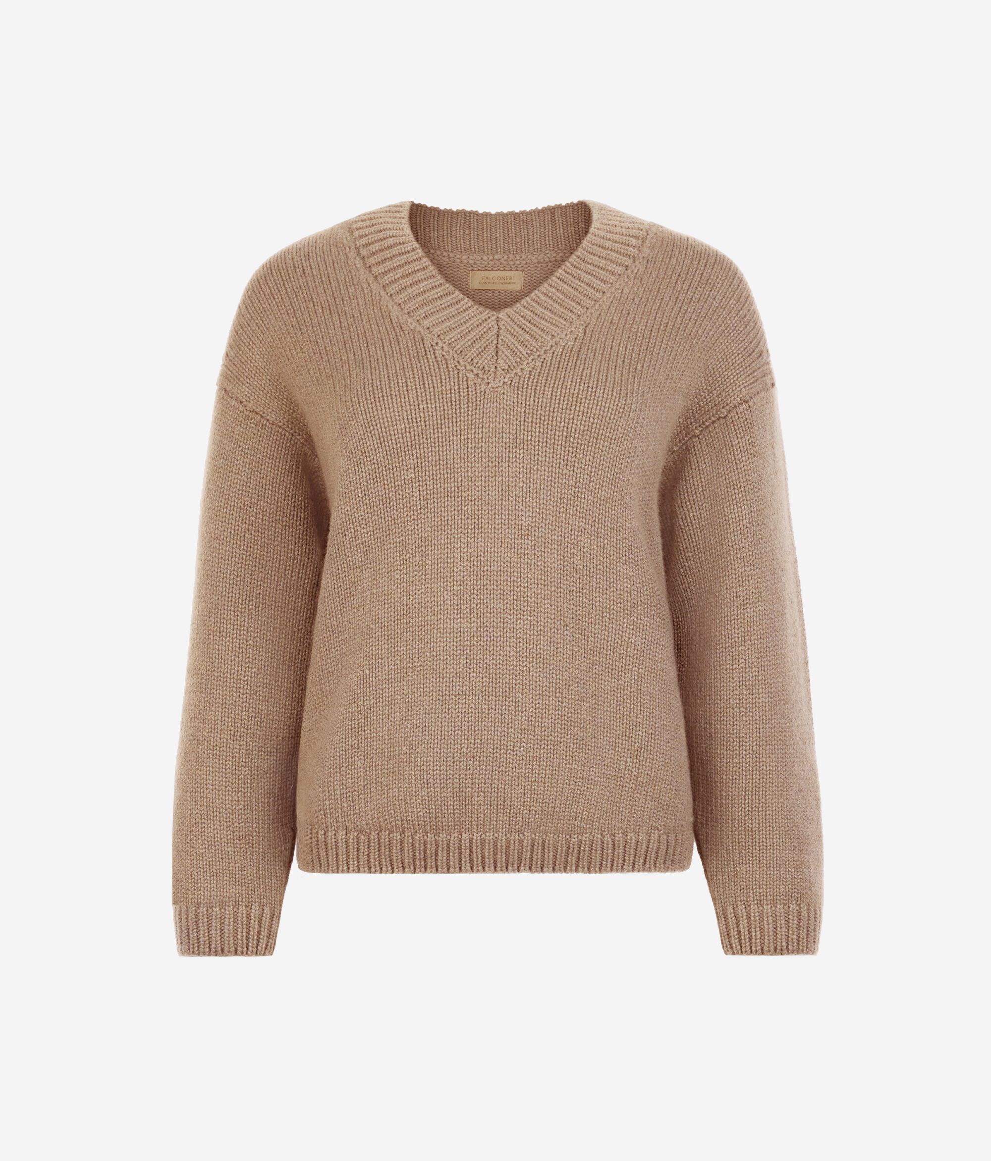 Ultrasoft Cashmere Tricot V-Neck Jumper