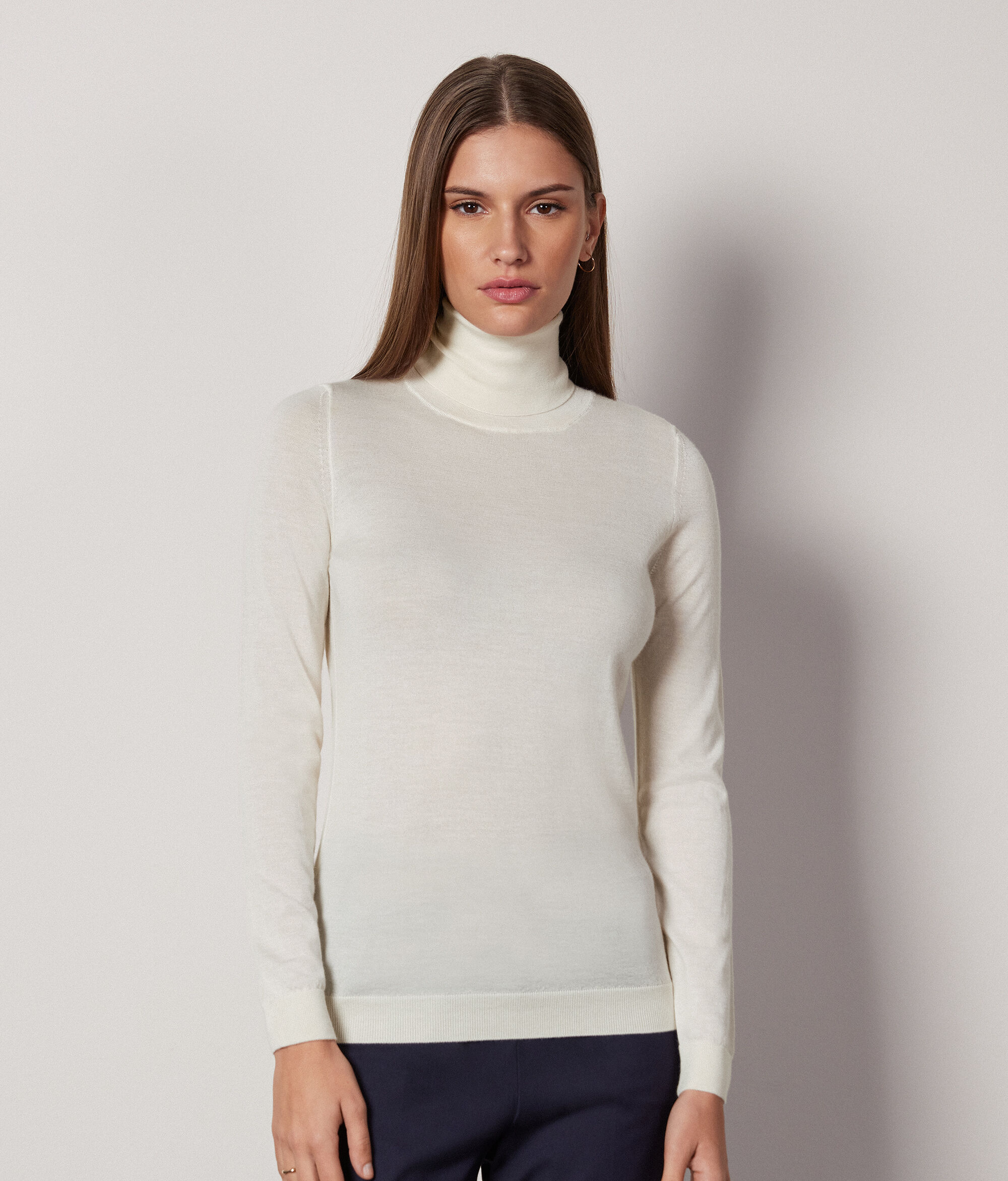 Ultrafine Cashmere Balıkçı Yaka Kazak