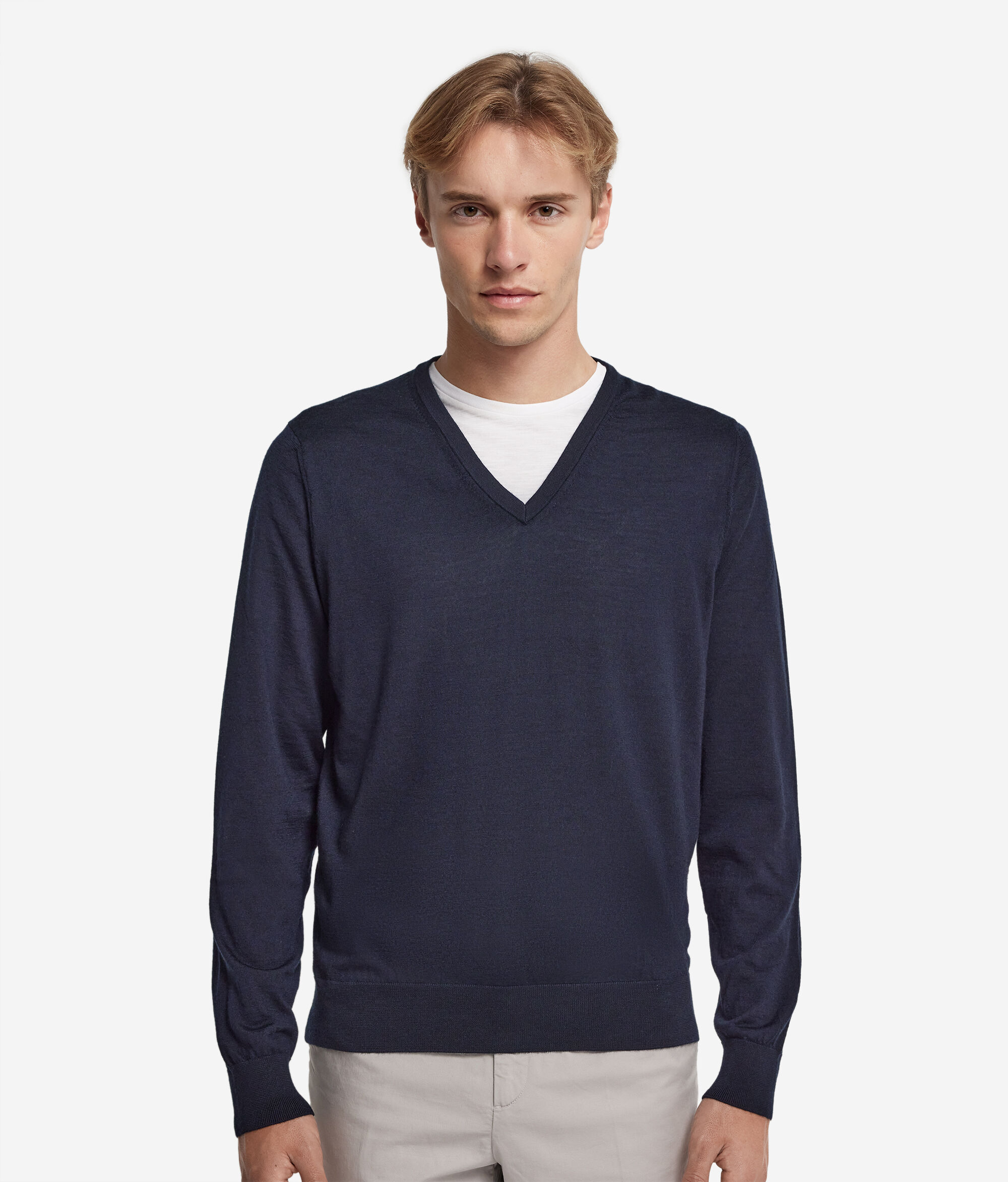Μπλούζα με Λαιμόκοψη V από Ultrafine Cashmere
