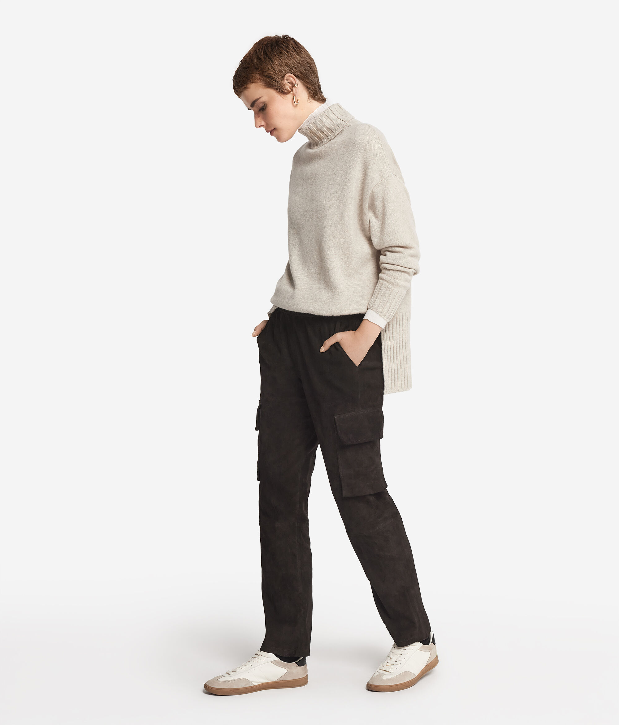 Ultrasoft Cashmere Turtleneck Maxi Jumper