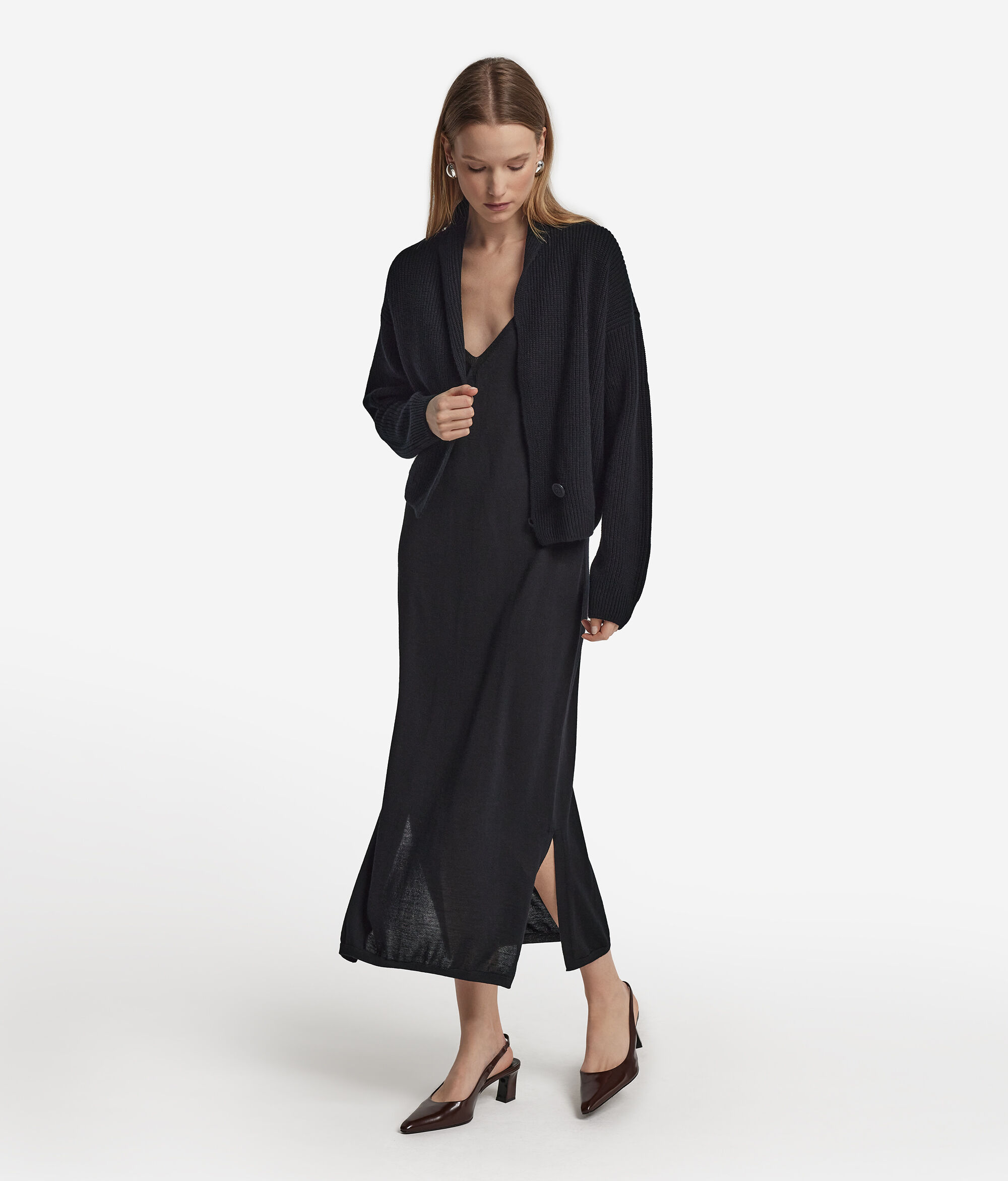 Càrdigan de xal de Cashmere Ultrasoft