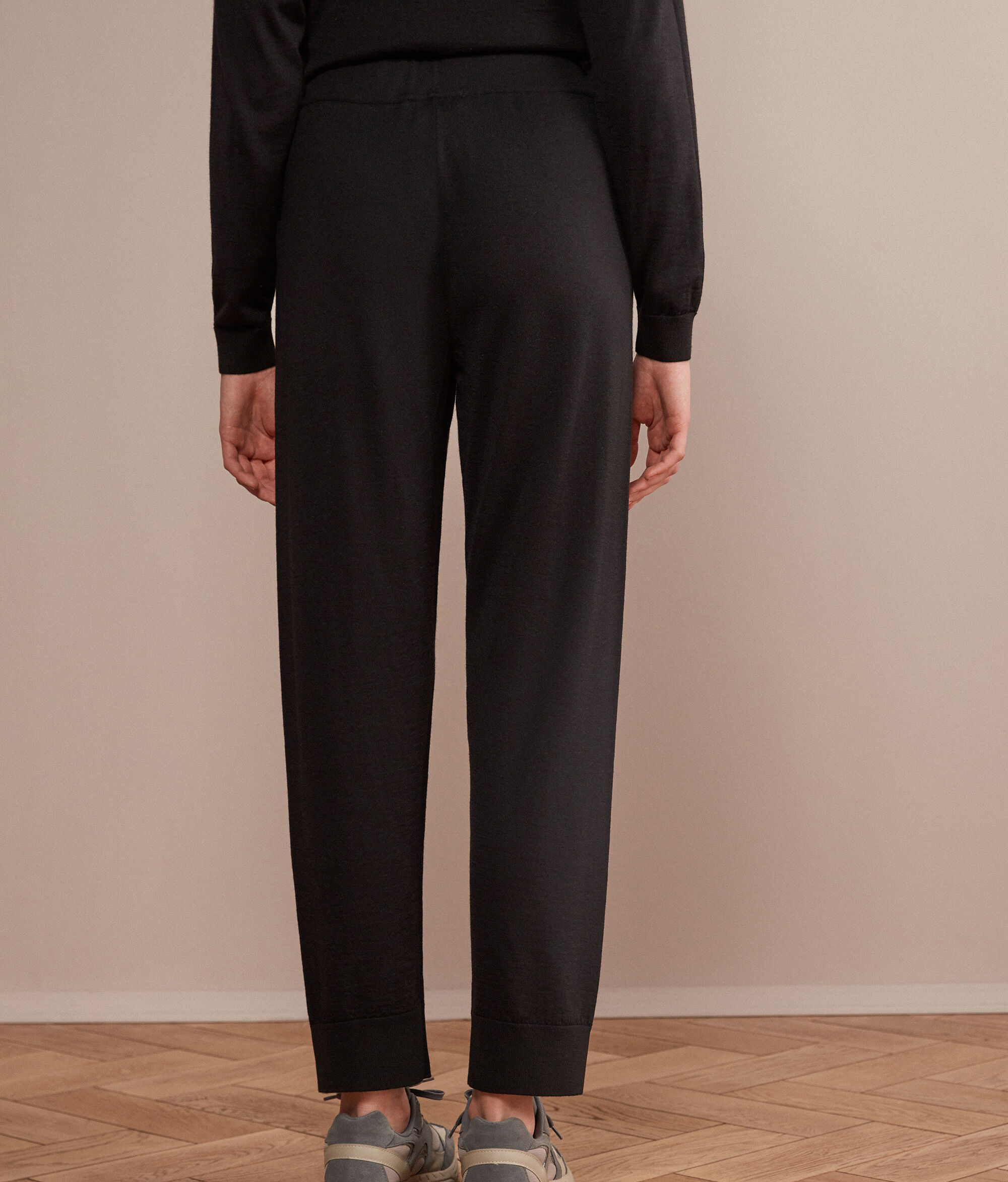 Ultrafine Cashmere Cuffed Pants