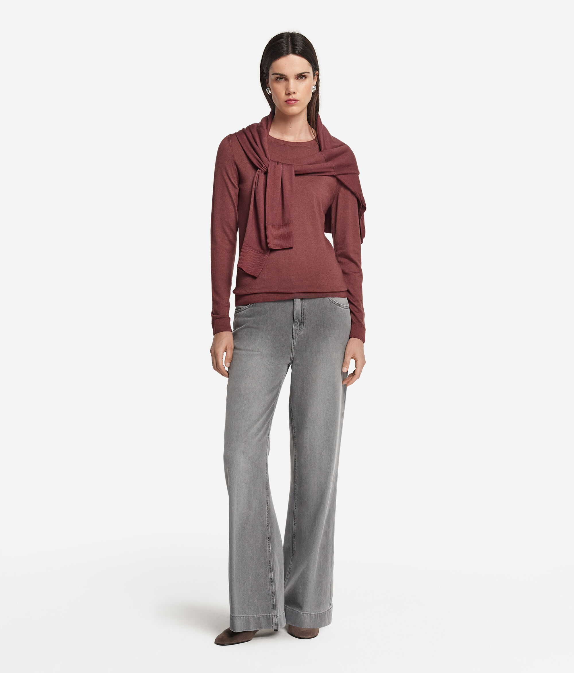 Round-Neck Ultrafine Cashmere Jumper