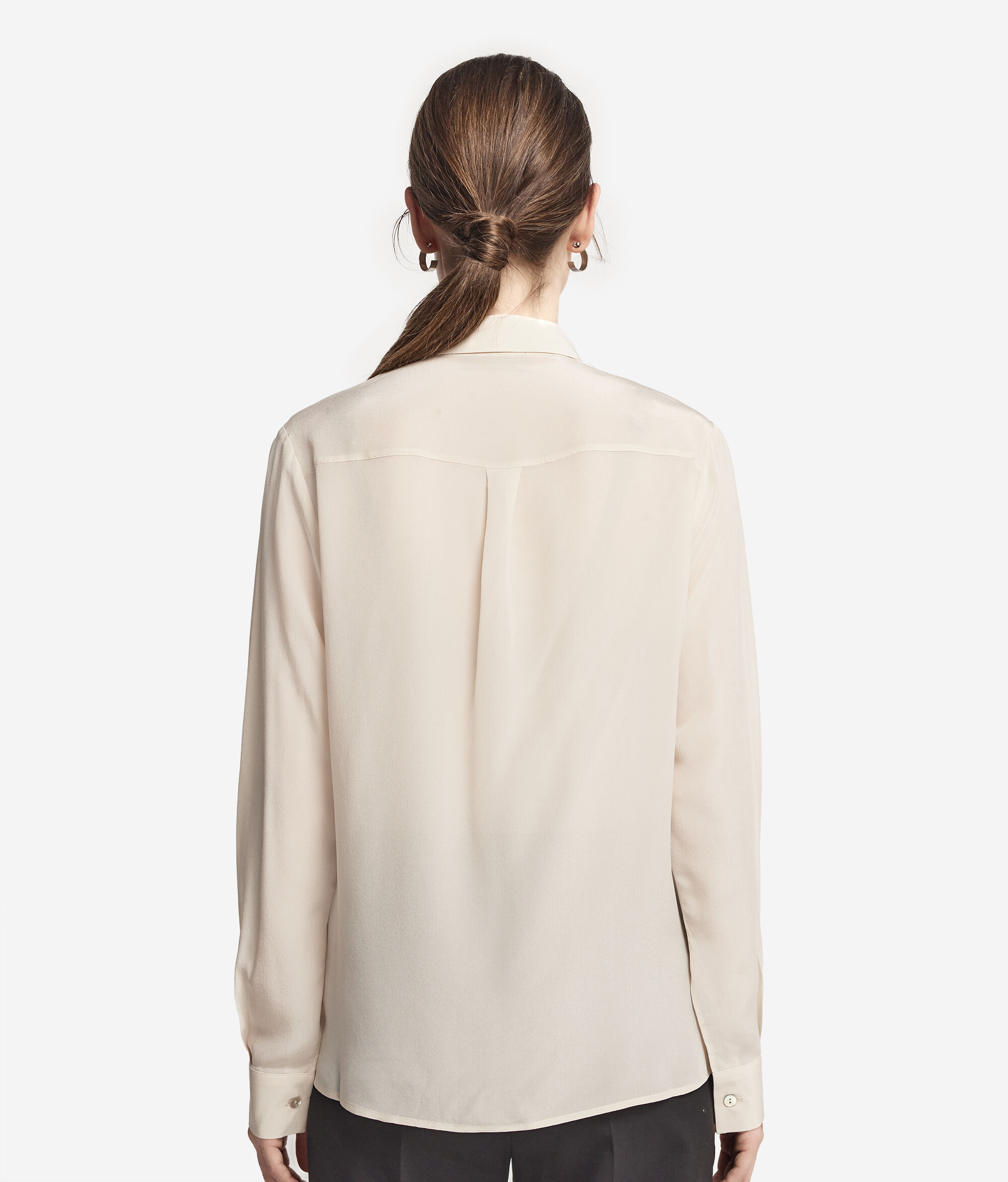 Silk Collared Shirt