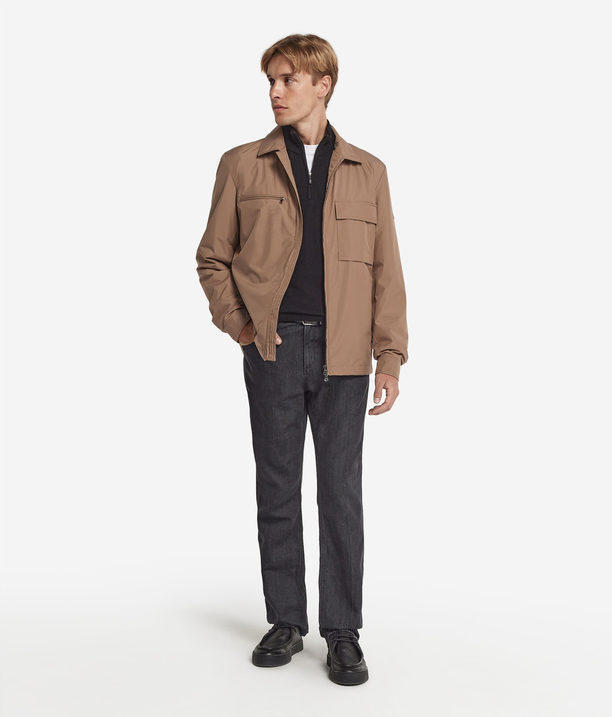Overshirt tecnico con Zip