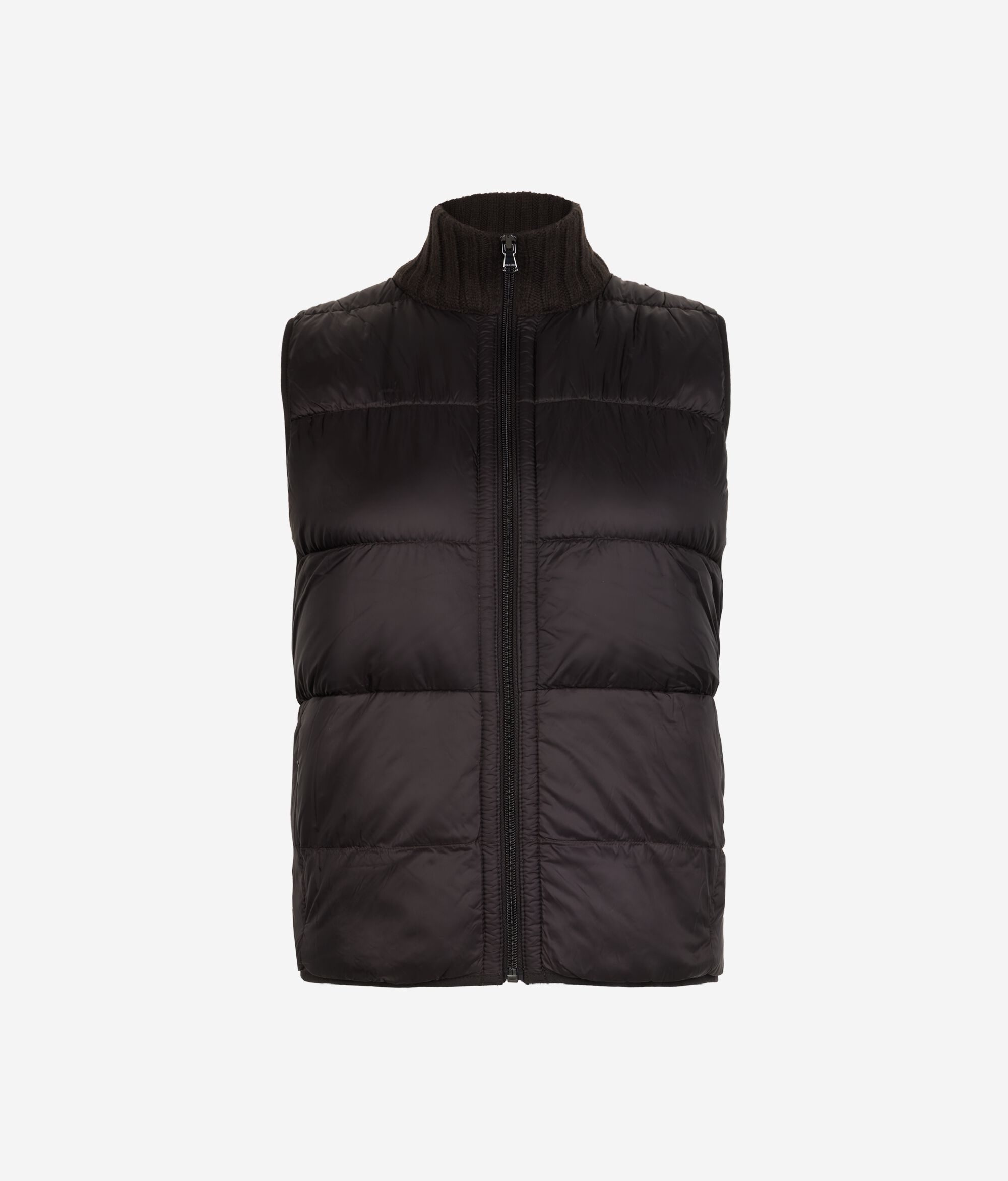 Vestă fără Mâneci cu Umplutură de Puf Reversibilă