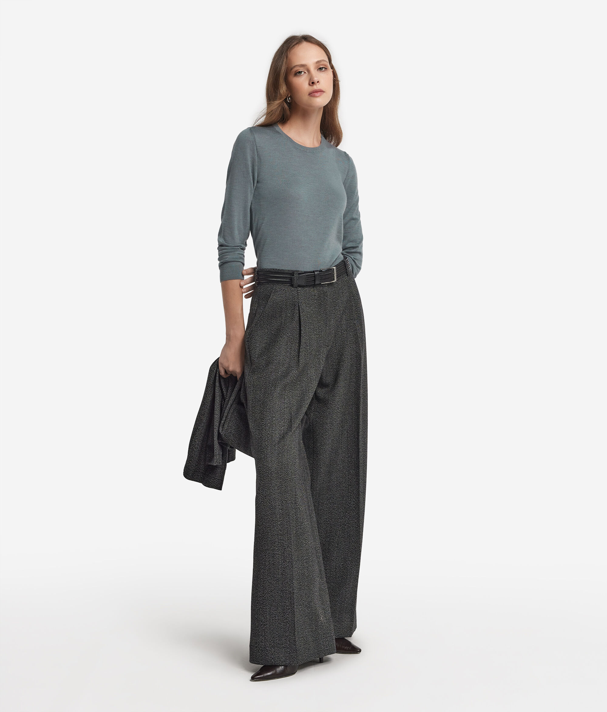 Round-Neck Ultrafine Cashmere Jumper