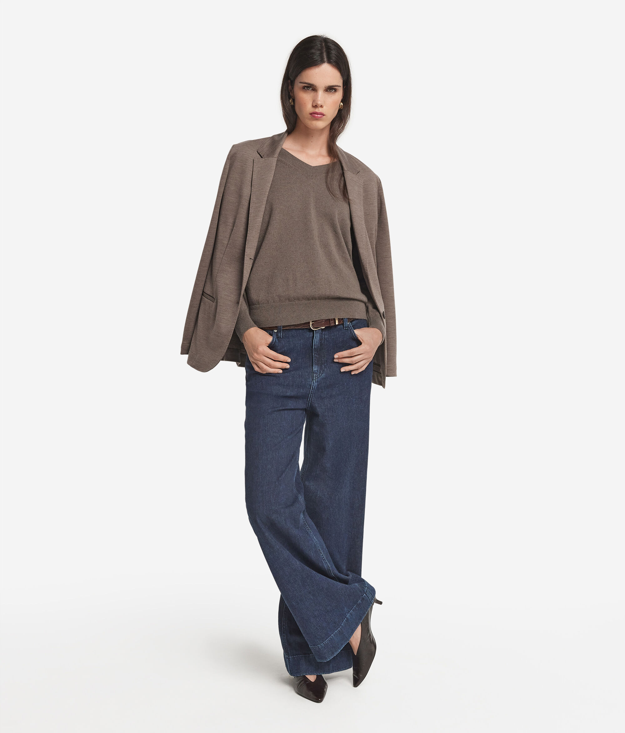Ultrasoft Cashmere V-Neck Jumper