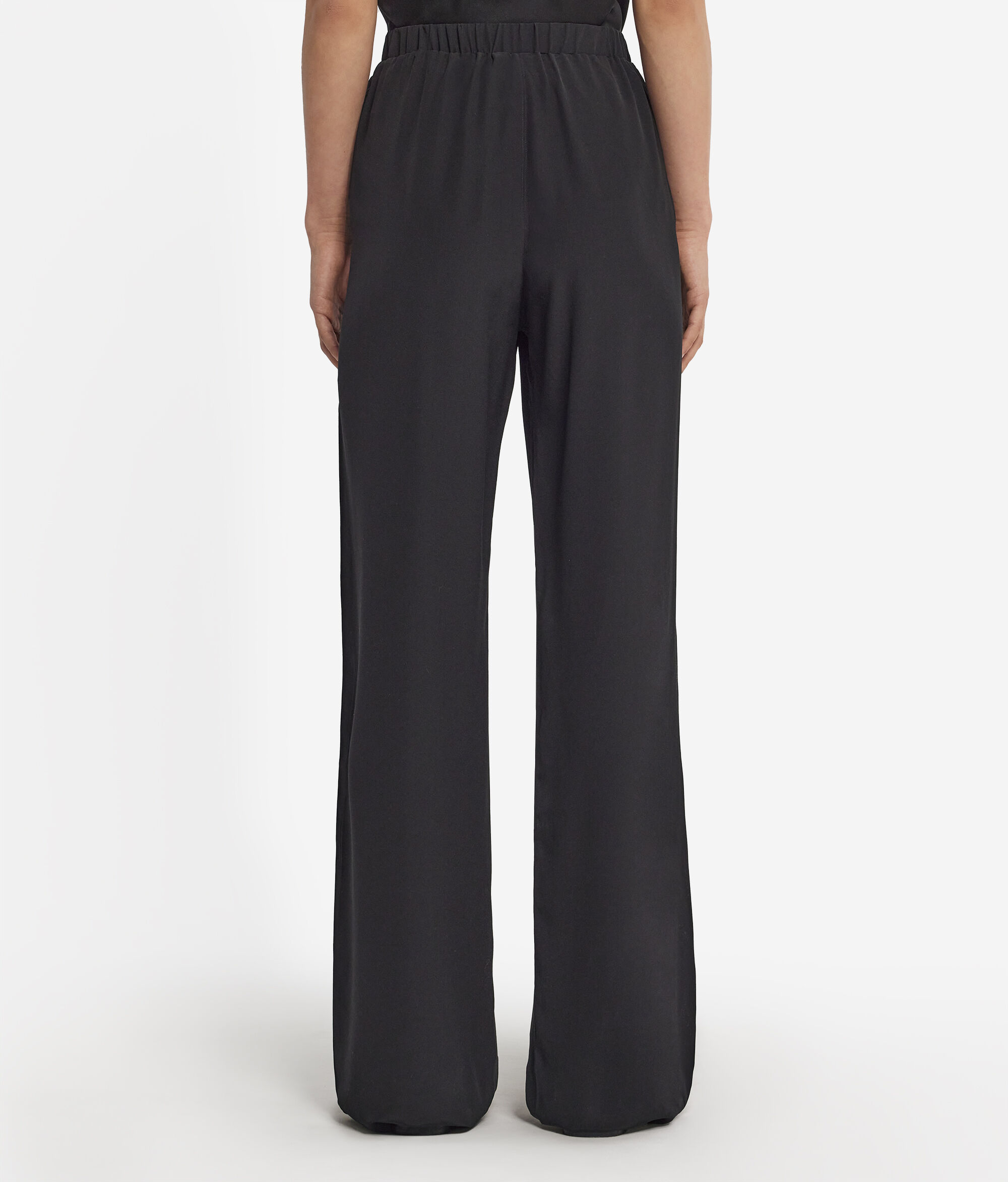 Pantalon ample en soie