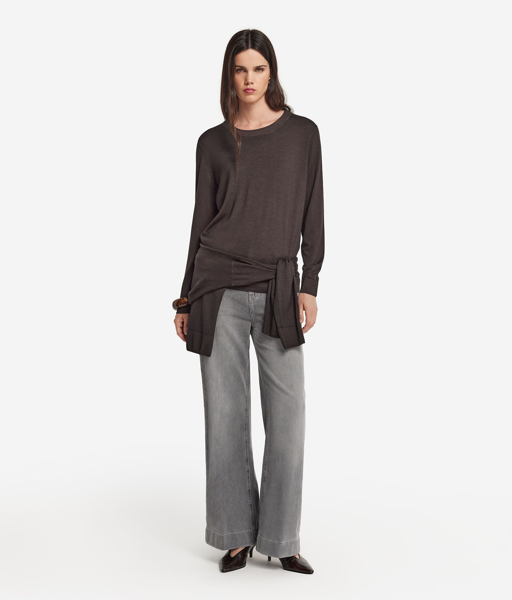 Crew Neck Ultrafine Cashmere Jumper