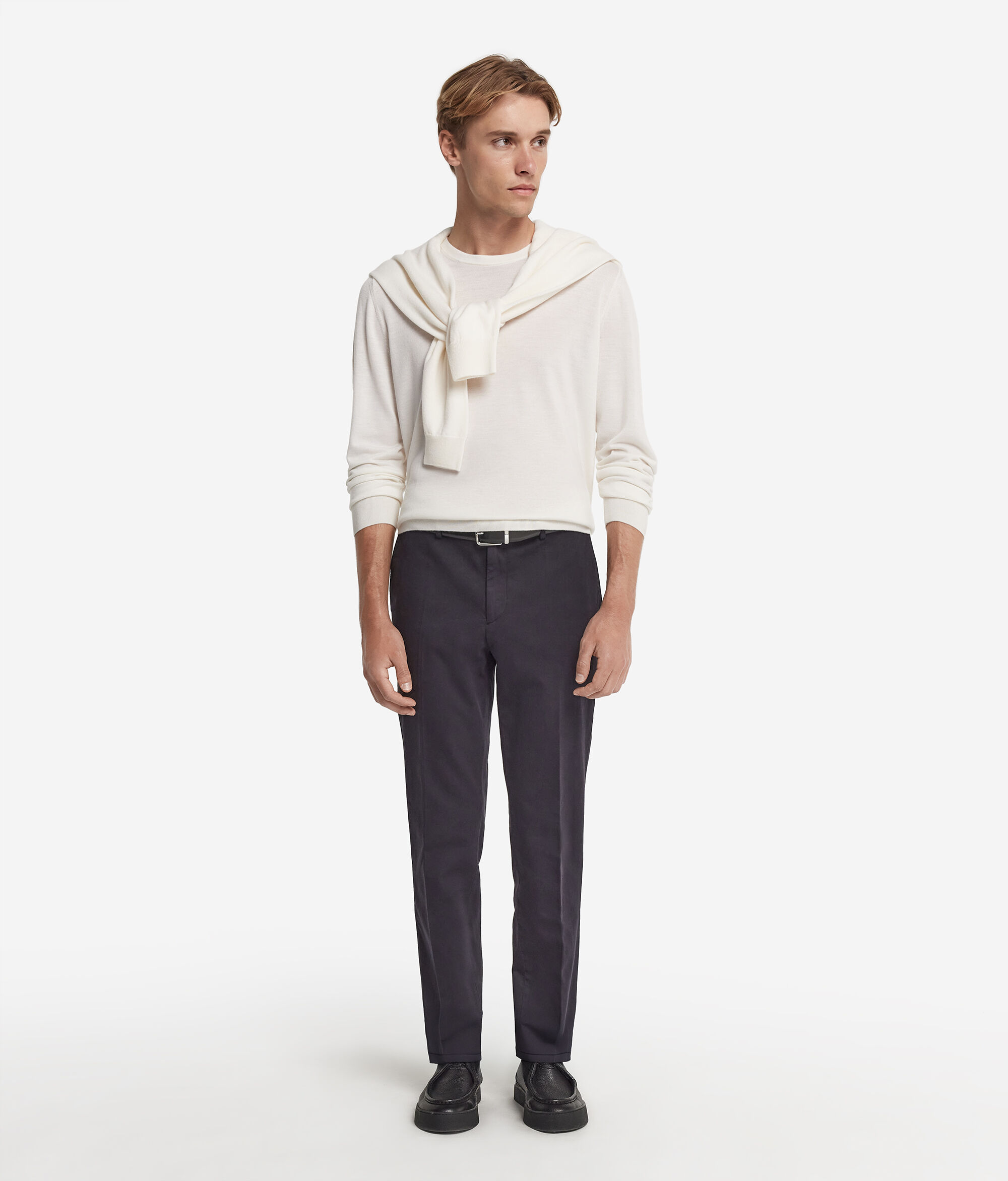 Round-Neck Ultrafine Cashmere Jumper