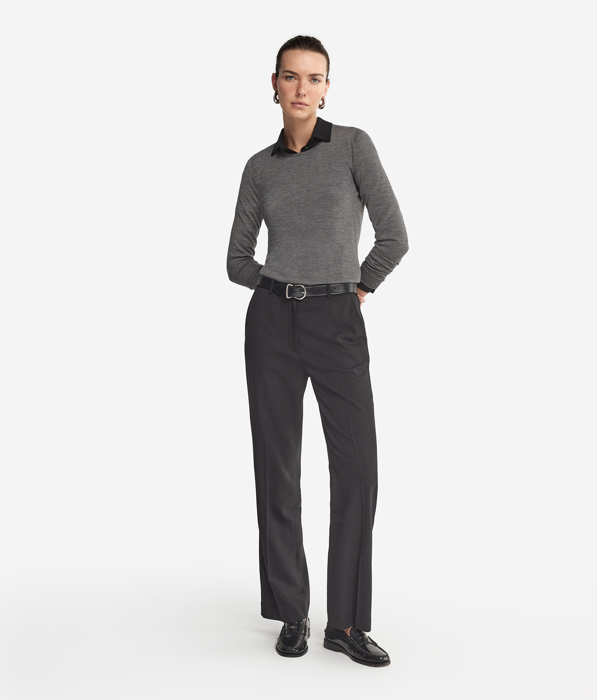 Round-Neck Ultrafine Cashmere Jumper