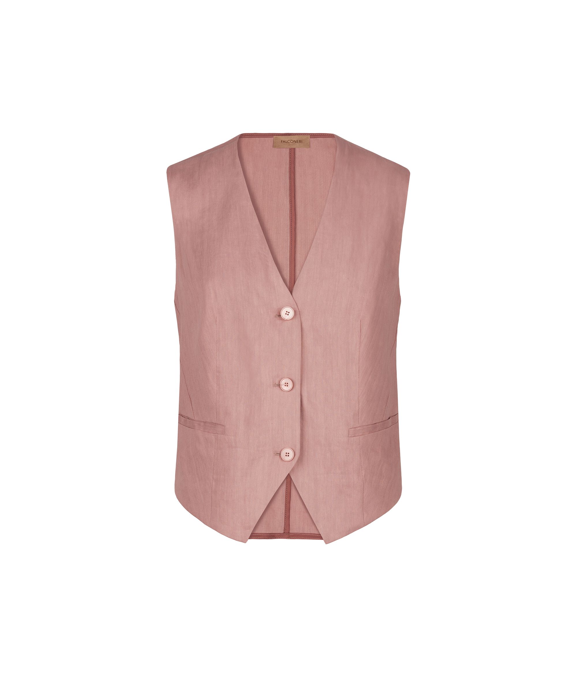 Linen and Viscose Gilet
