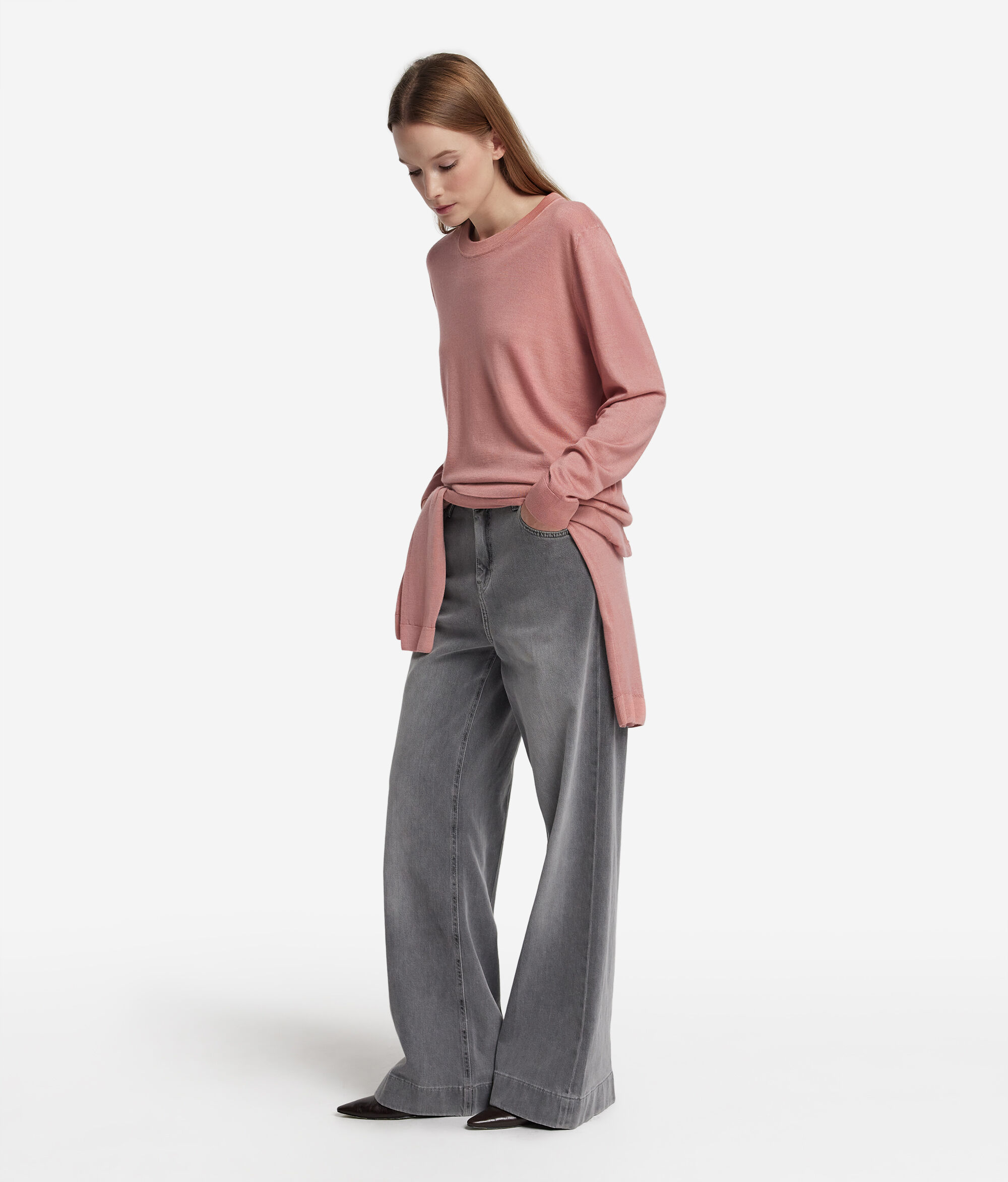 Crew Neck Ultrafine Cashmere Jumper