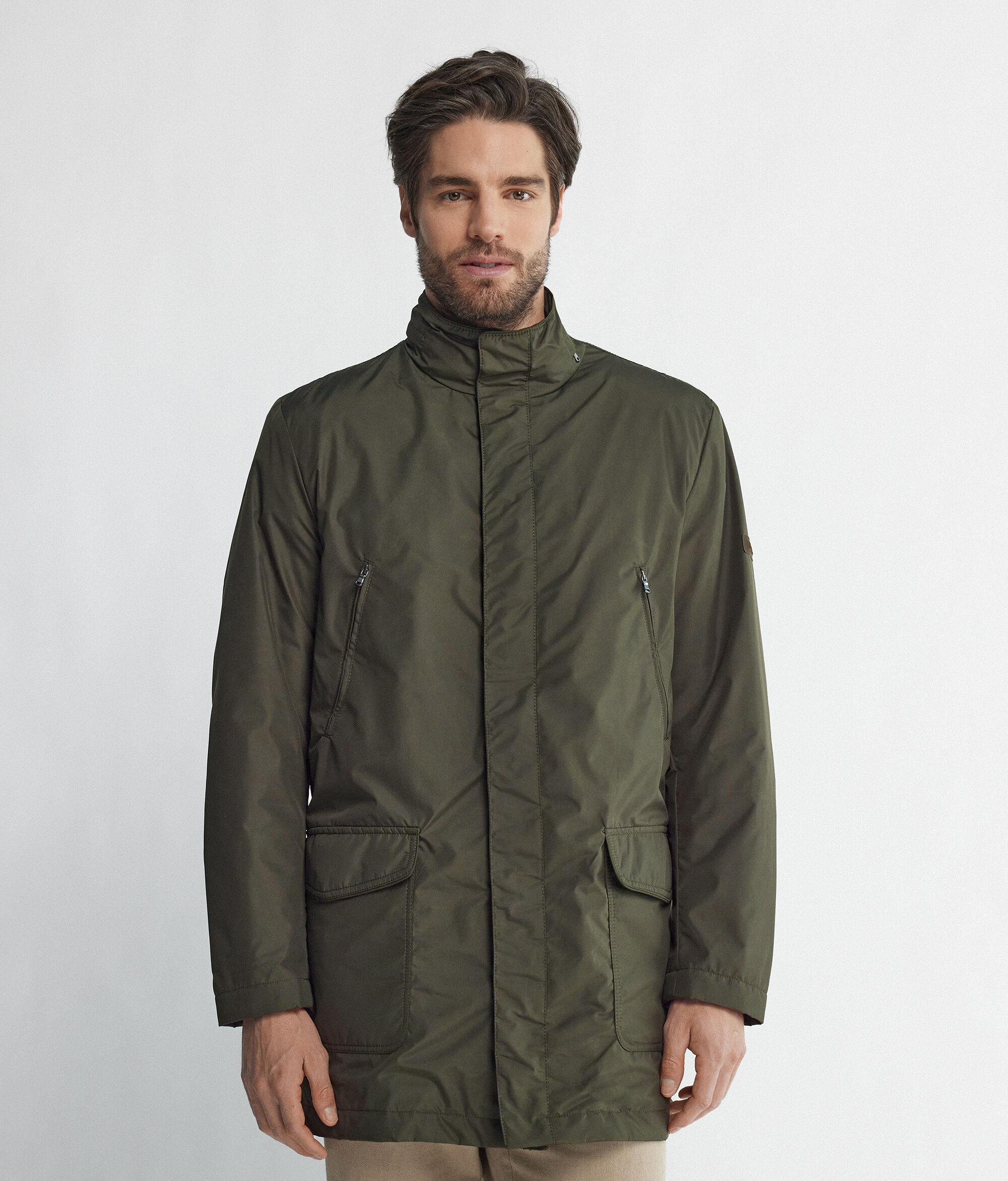 Parka technique en cachemire
