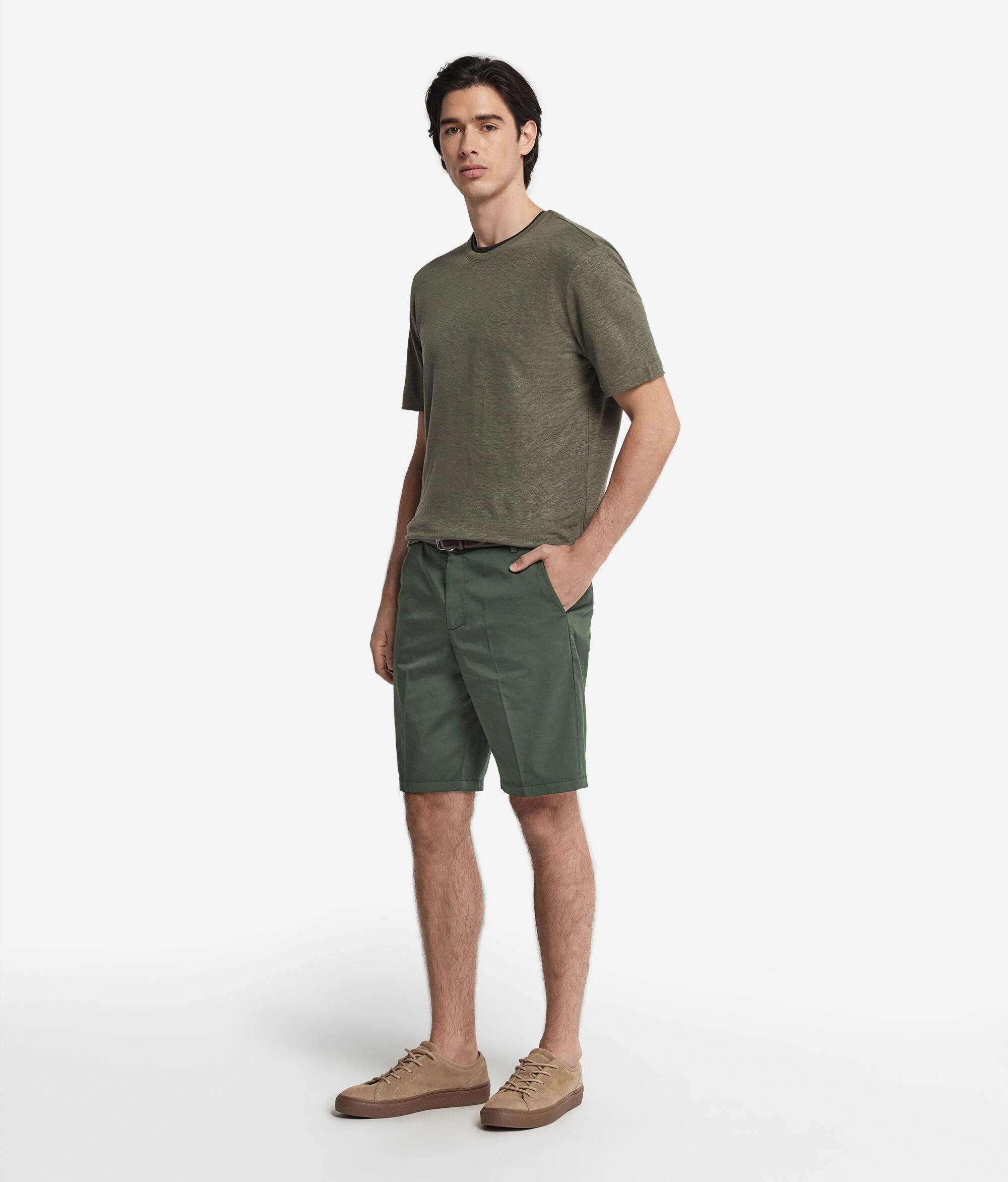 Short chino en coton