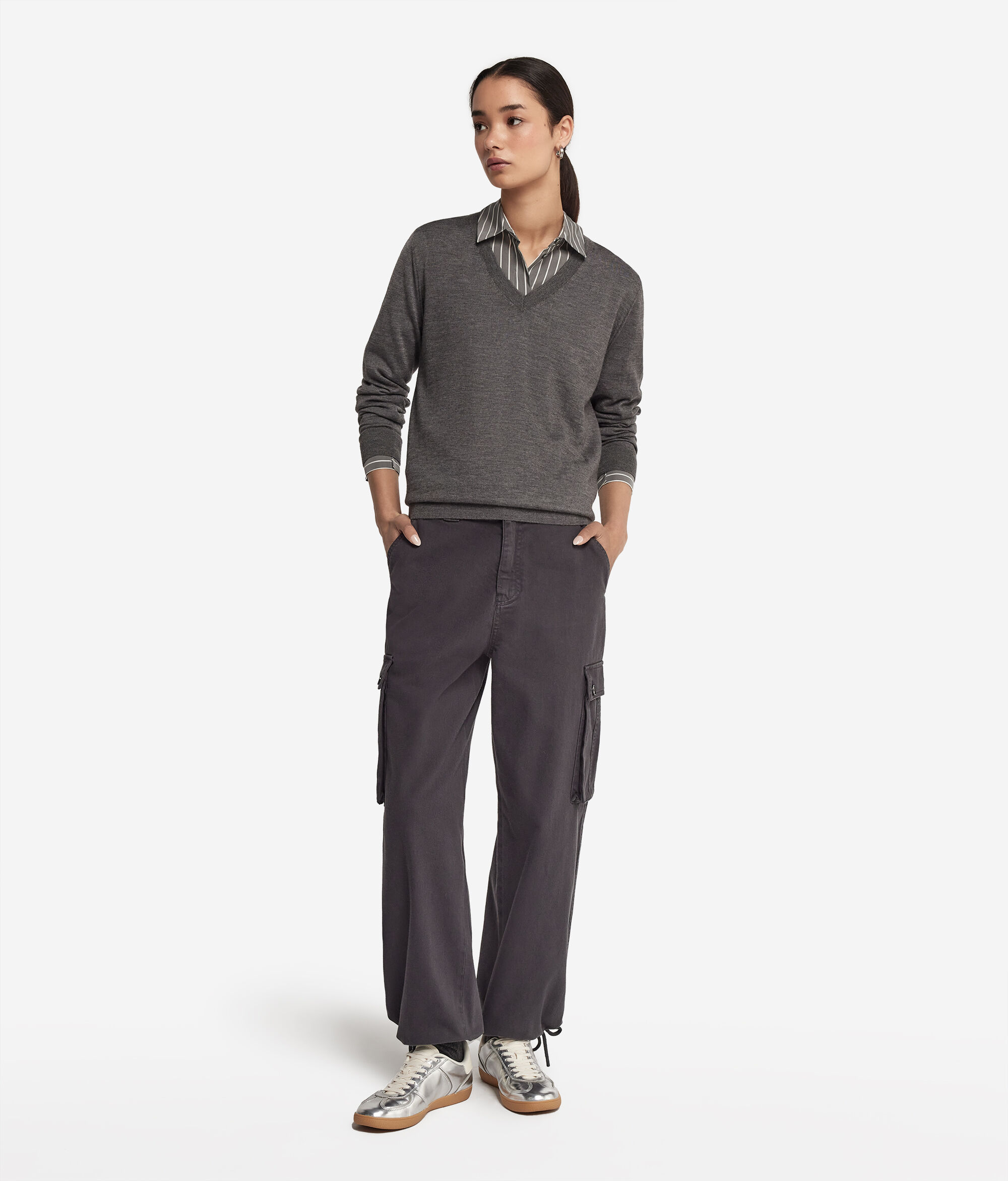 Ultrafine Cashmere V-Neck Jumper