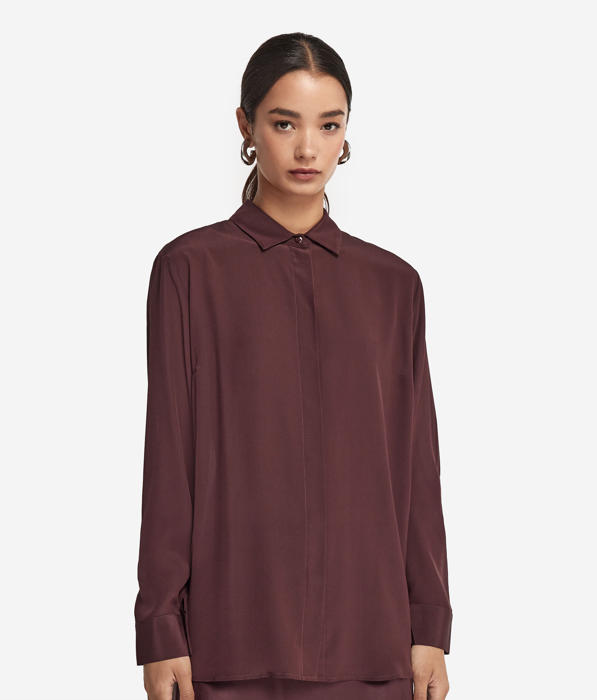 Silk Collared Shirt
