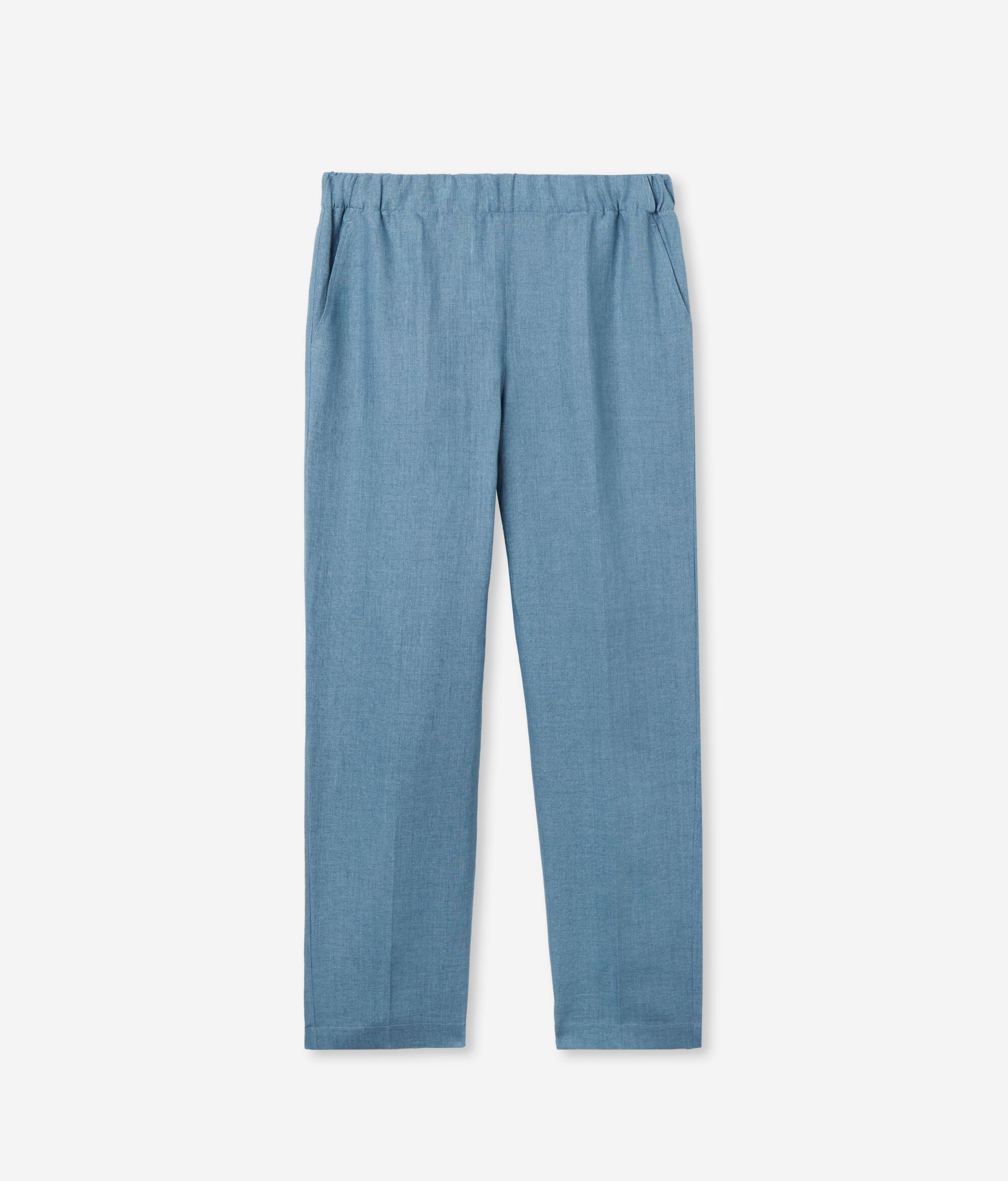 Linen Cigarette Pants