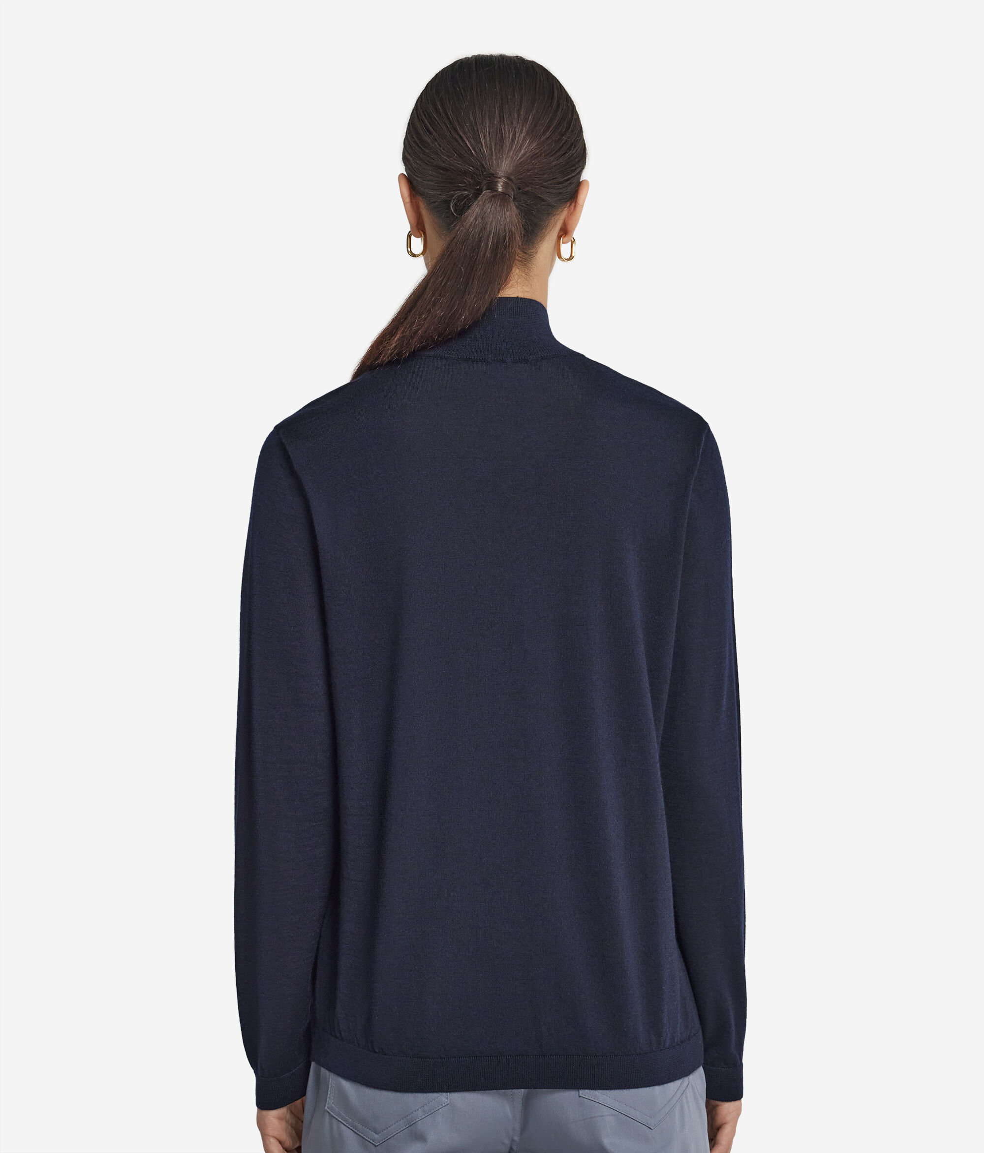 Turtleneck Jumper with Cashmere Finish