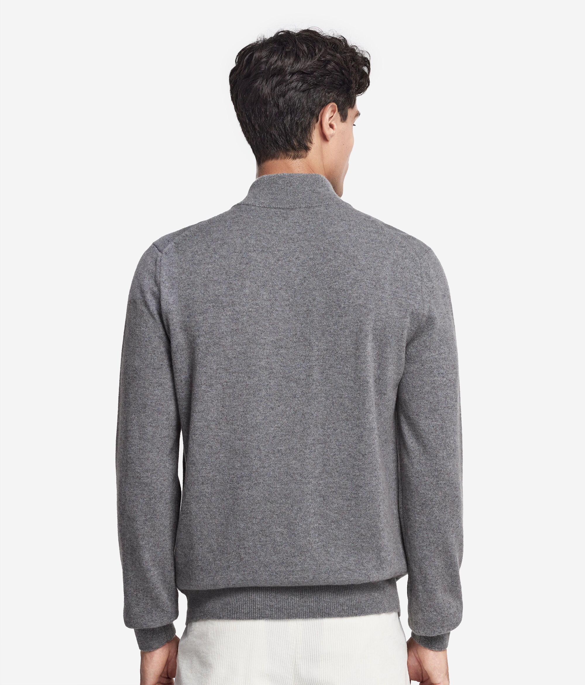 Gilet homme à fermeture éclair en cachemire ultra-doux