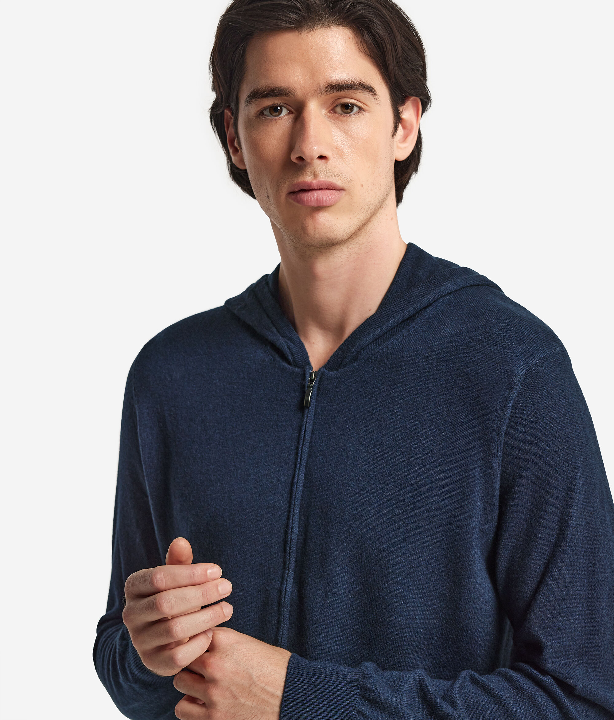 Felpa Full Zip in Cashmere Ultrasoft