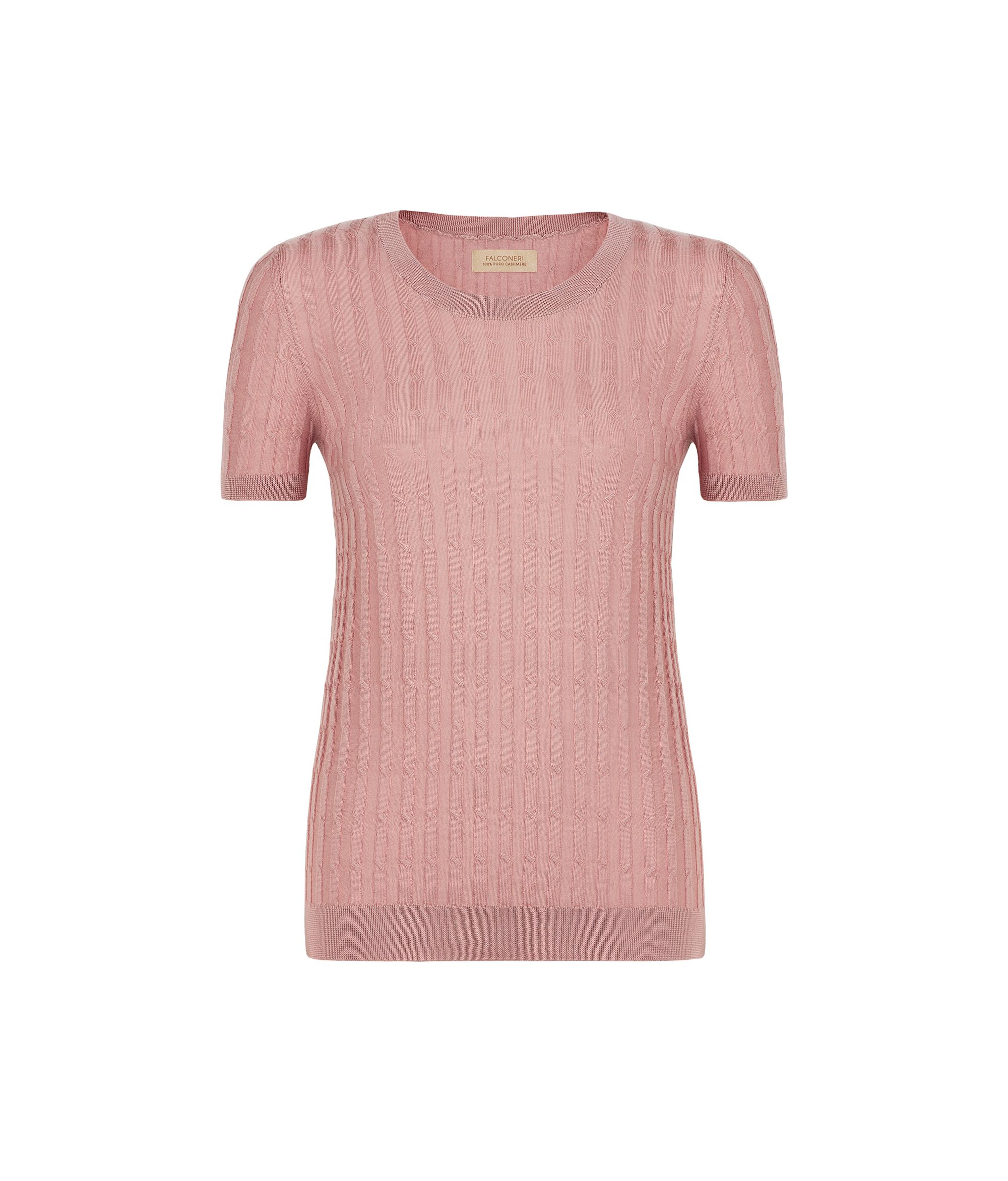 Ultrafine Cashmere Cable Pattern Jumper
