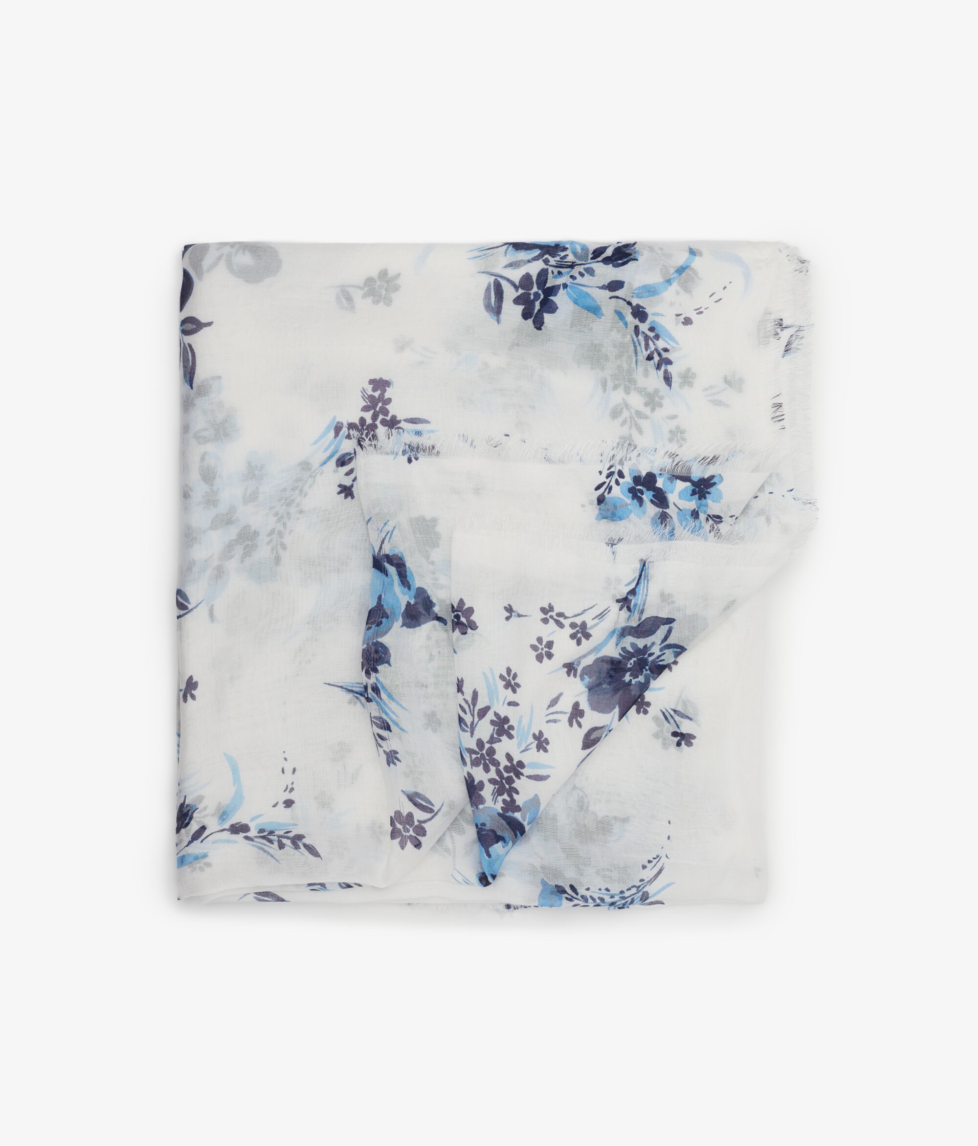 色 (いろ) バルトブルーブーケプリント