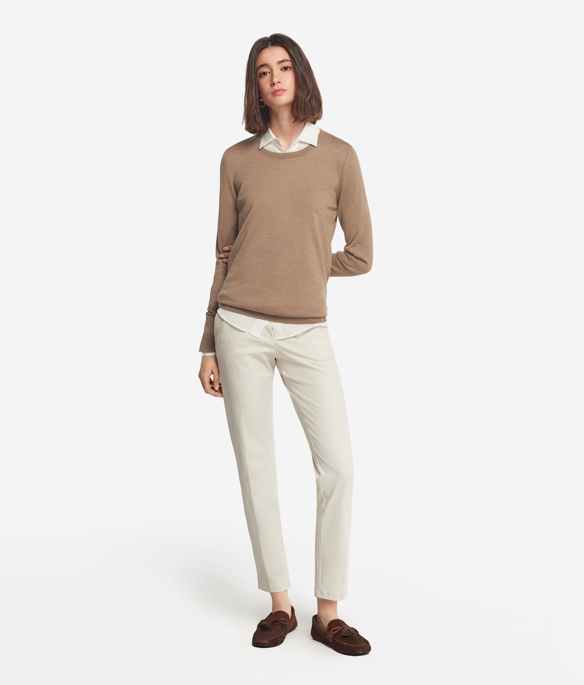Maglia Girocollo in Cashmere Ultrafine