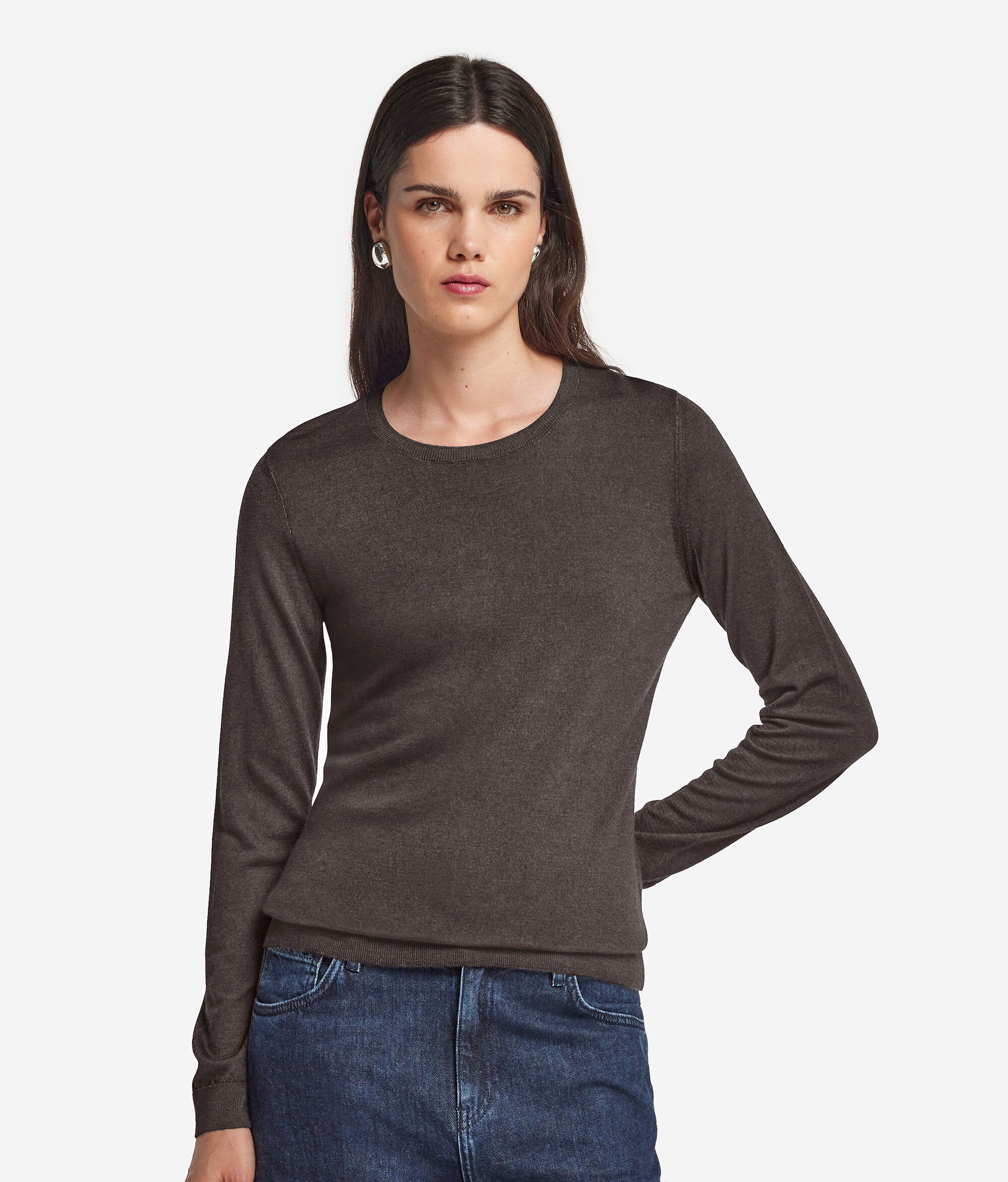 Jersei de coll rodó de Cashmere Ultrafine