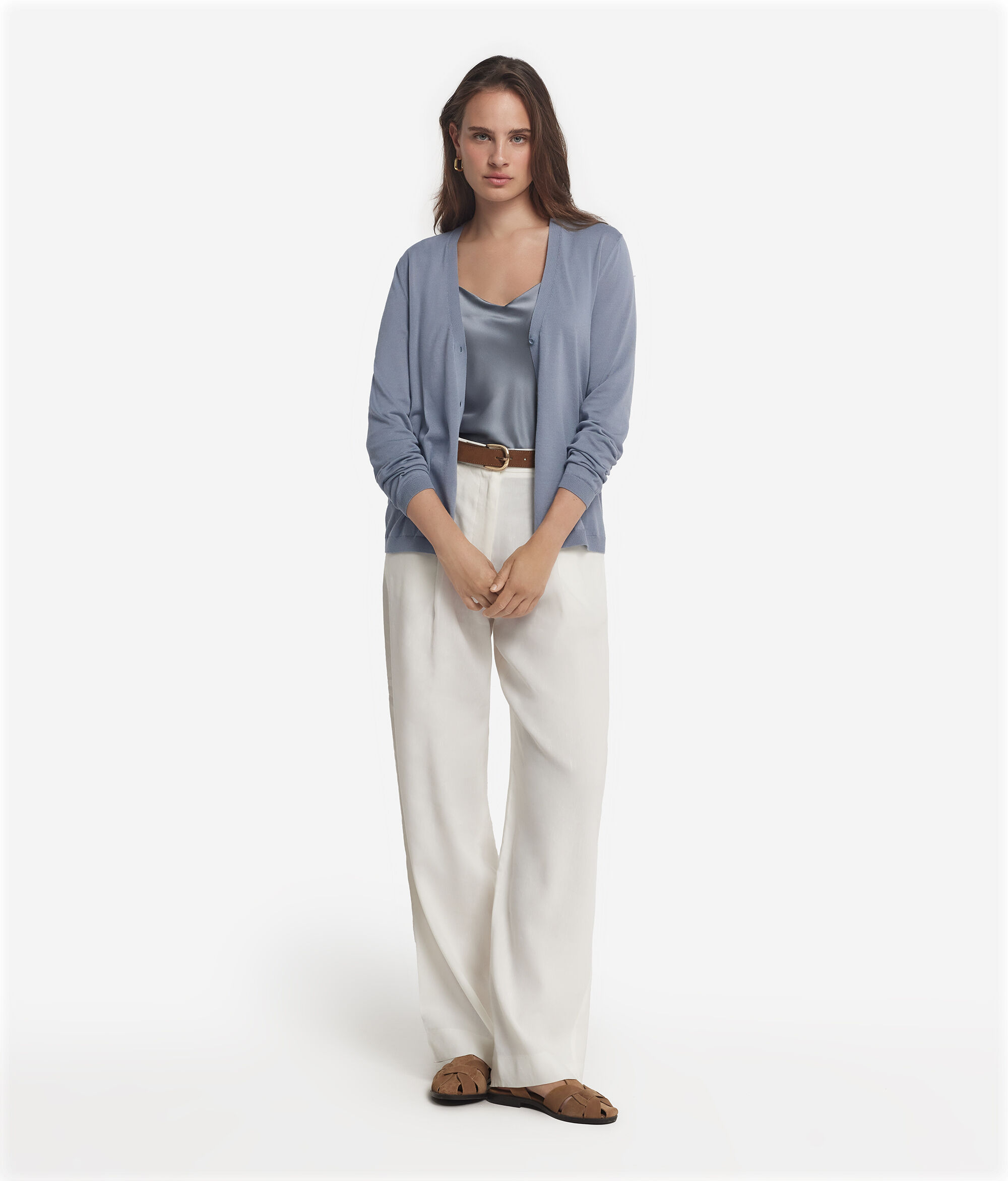 Gilet à manches longues en coton fresh