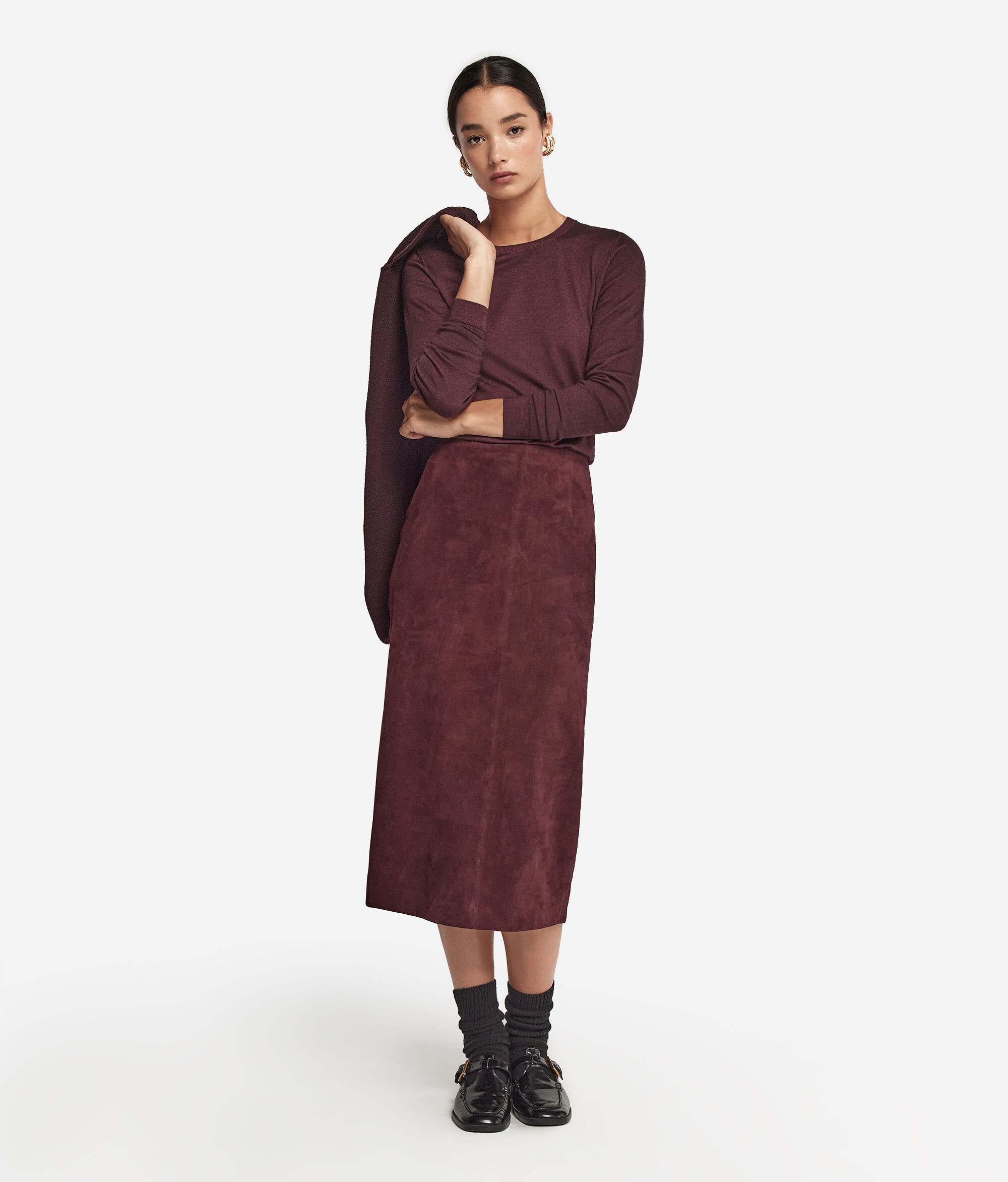 Suede Skirt