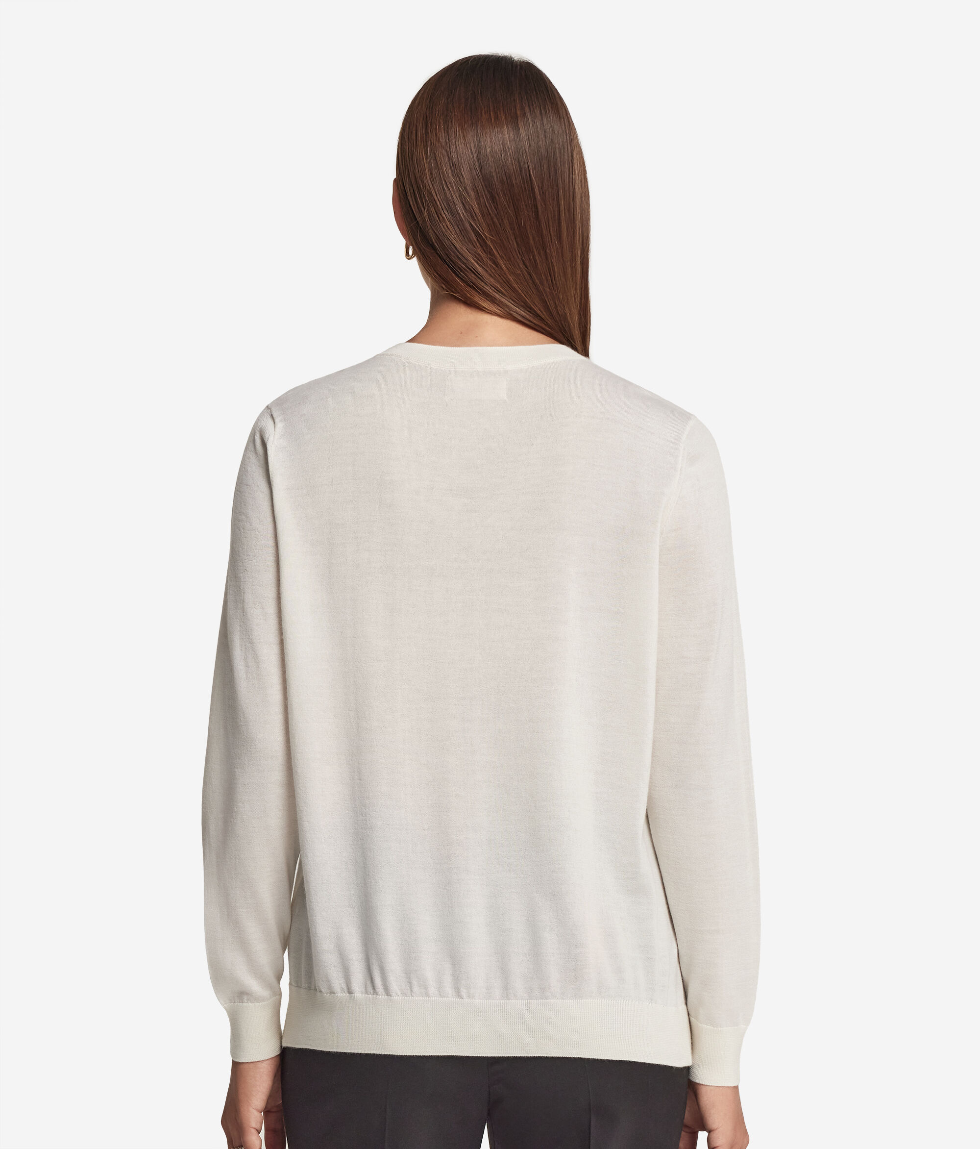 Maglia con Scollo a V in Cashmere Ultrafine