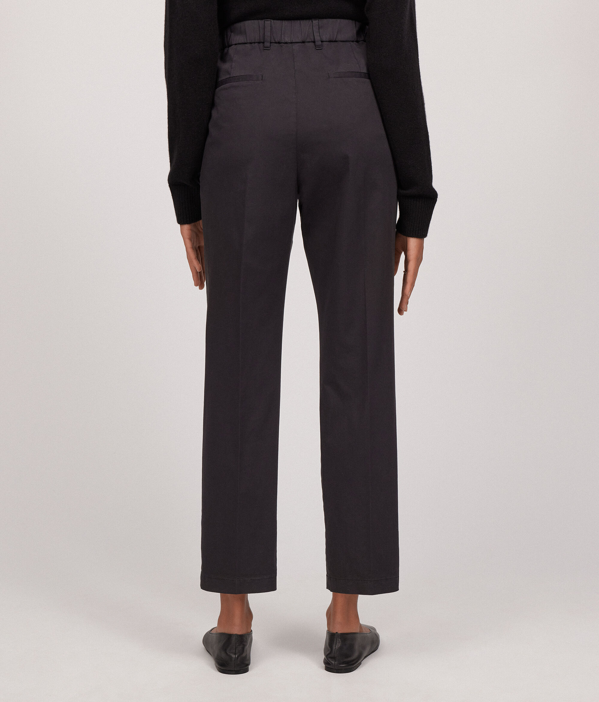 Zippered Cigarette Pants