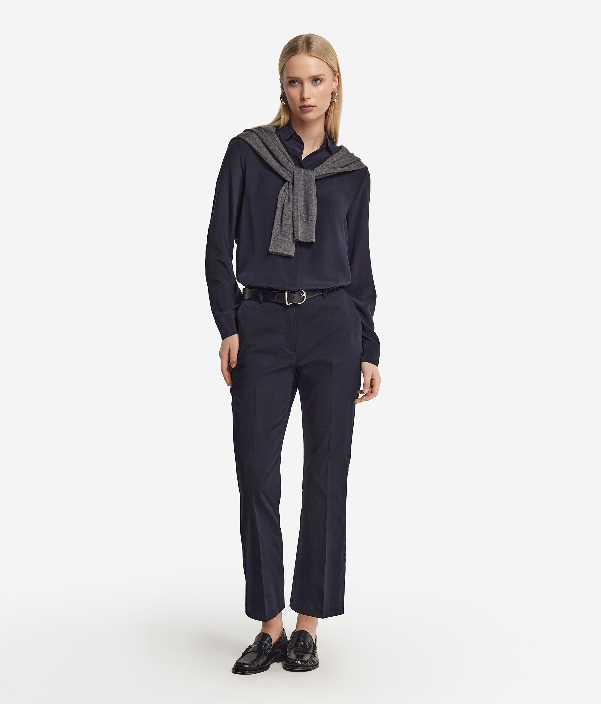 Cotton Fabric Flared Pants