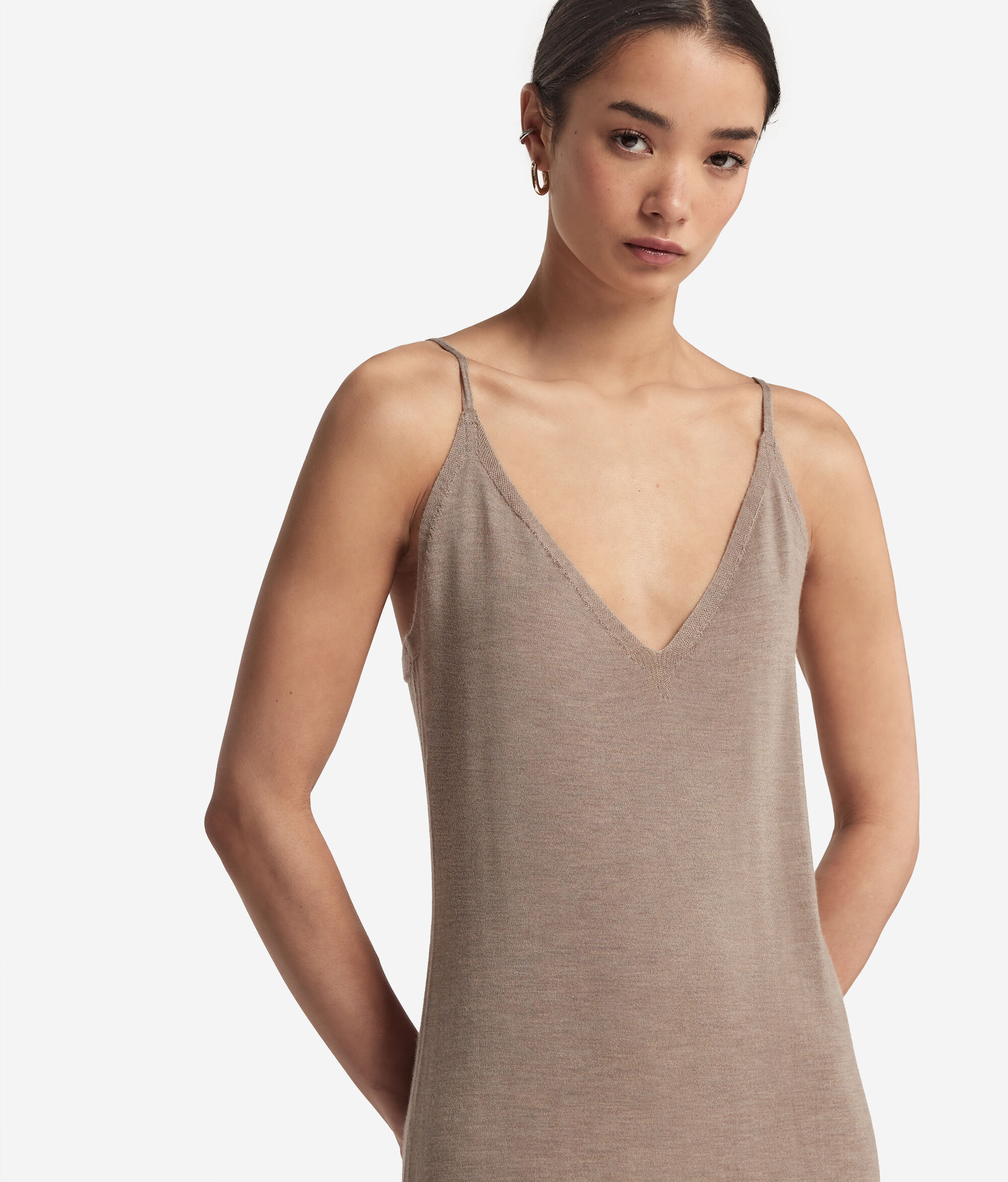 Kleid im Lingeriestil aus Kaschmir Ultrafine