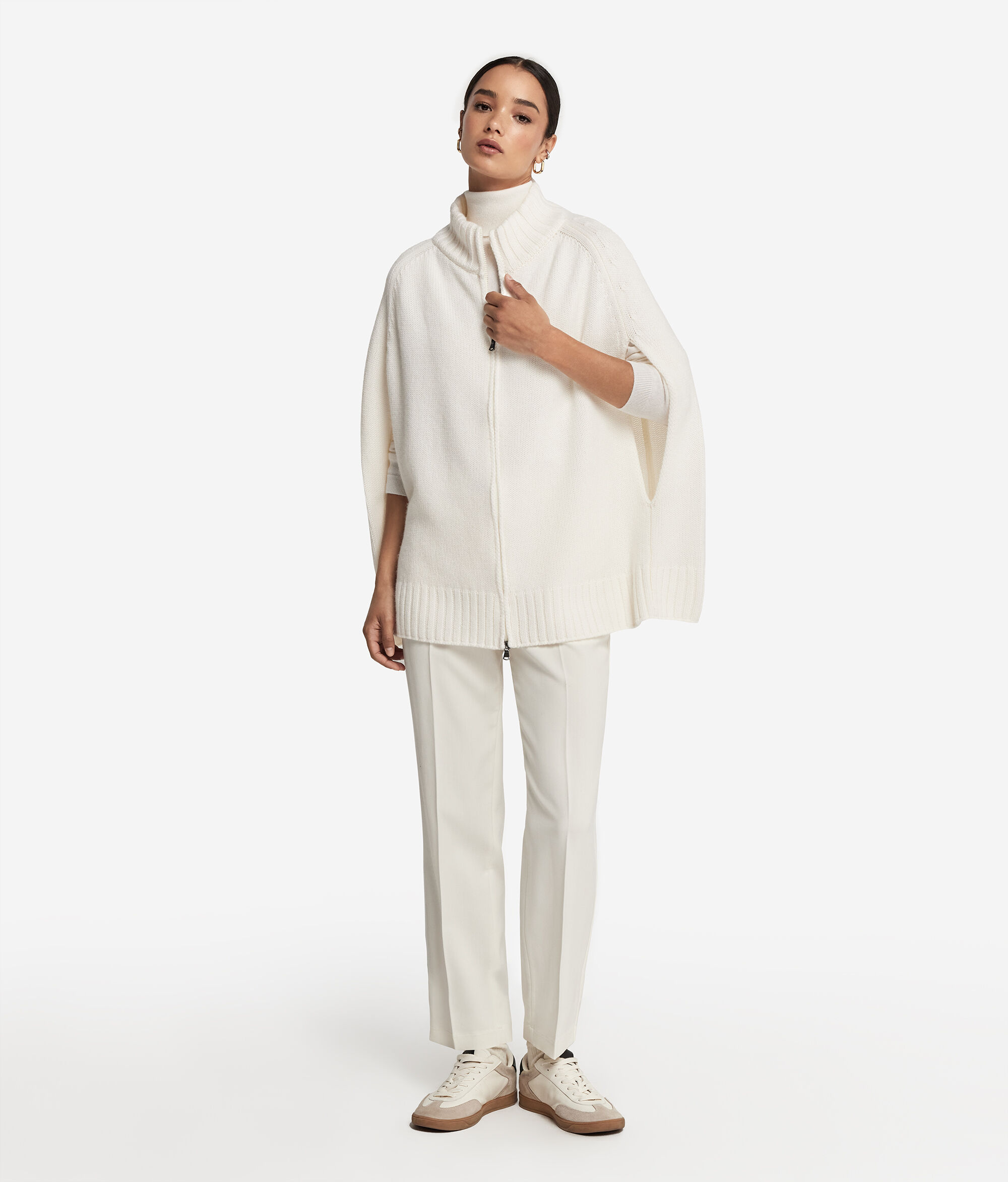 Capa con cremallera de cashmere ultrasoft