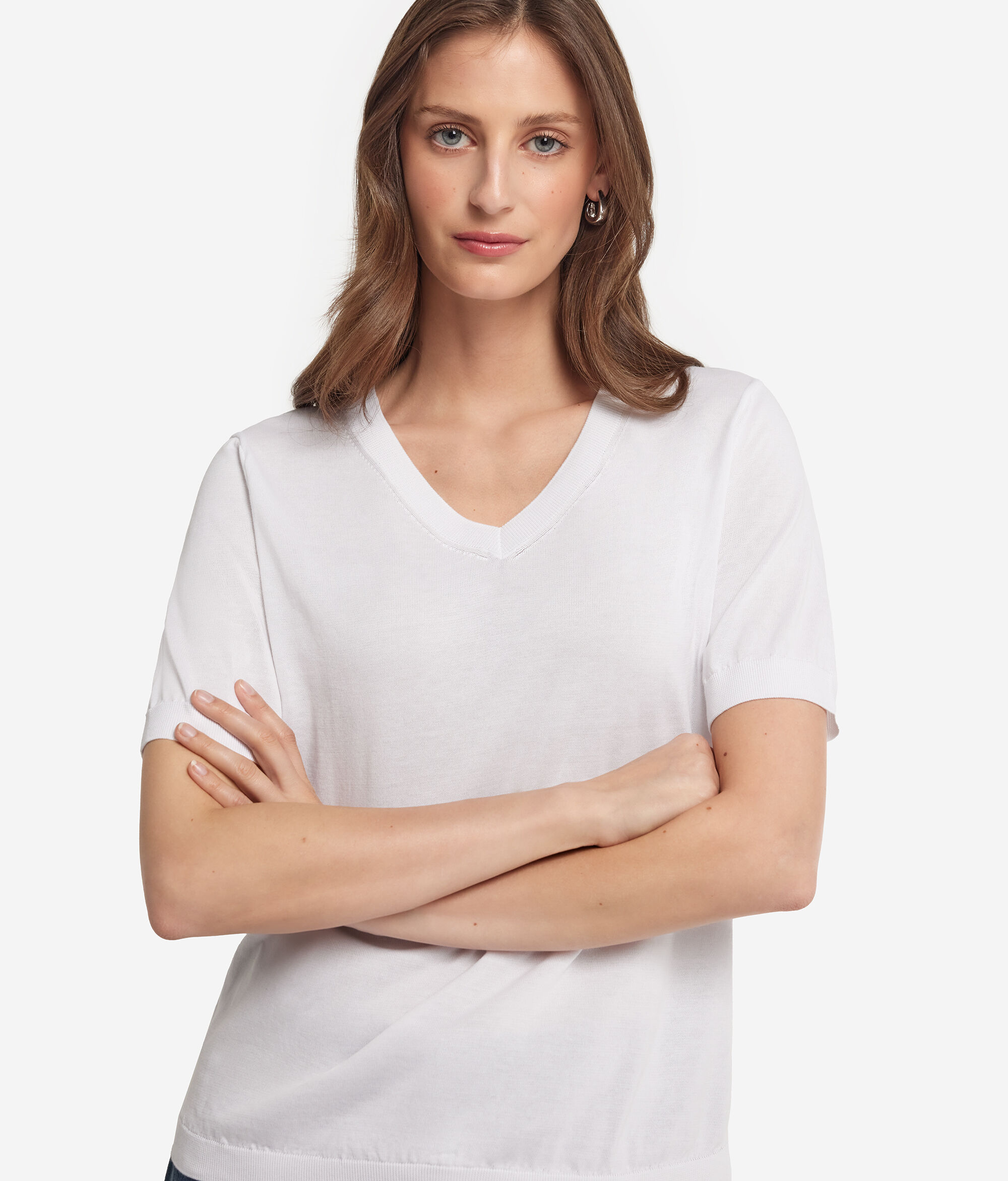 V-neck Cotton FreshT-shirt