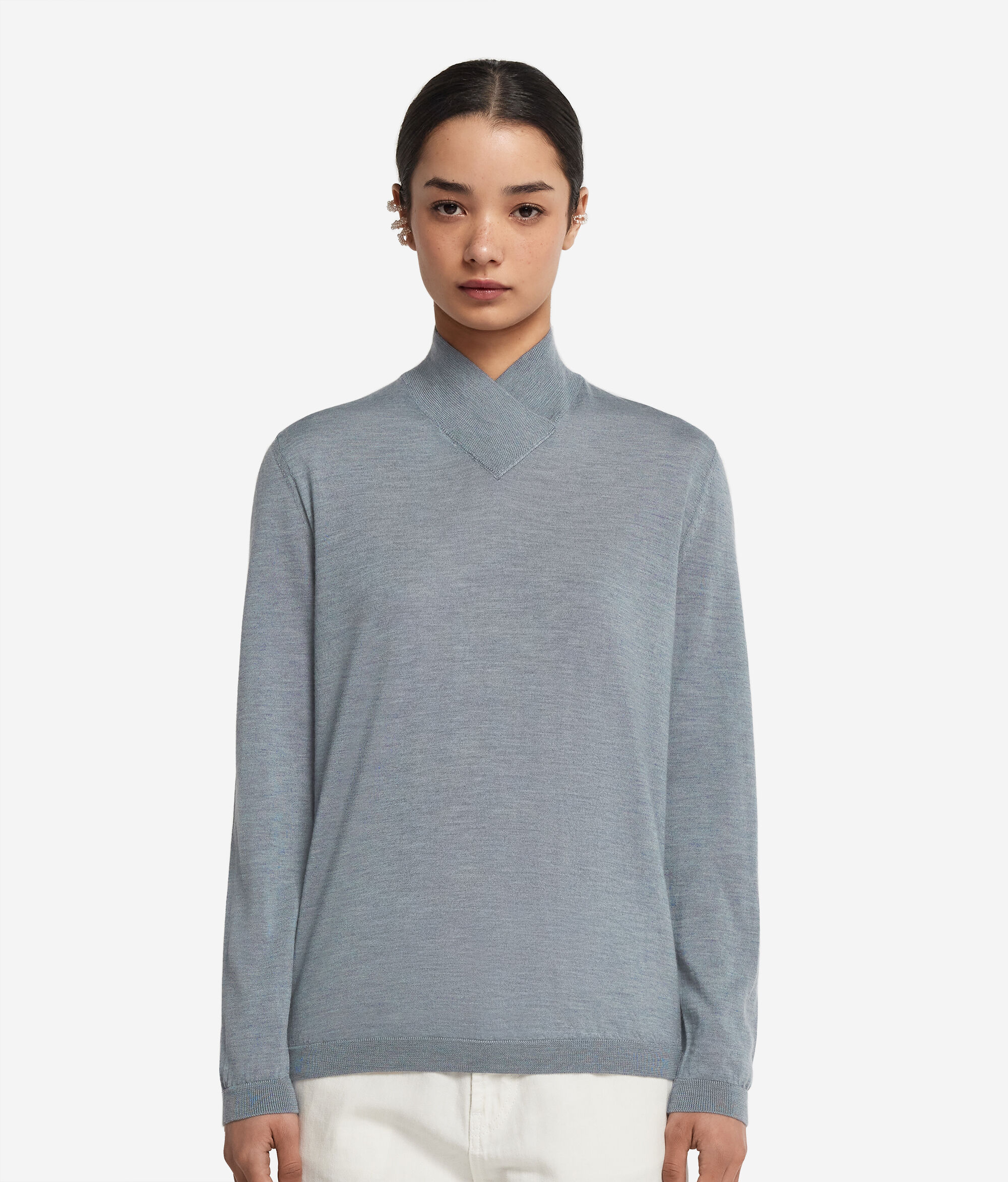 Turtleneck Jumper with Cashmere Finish