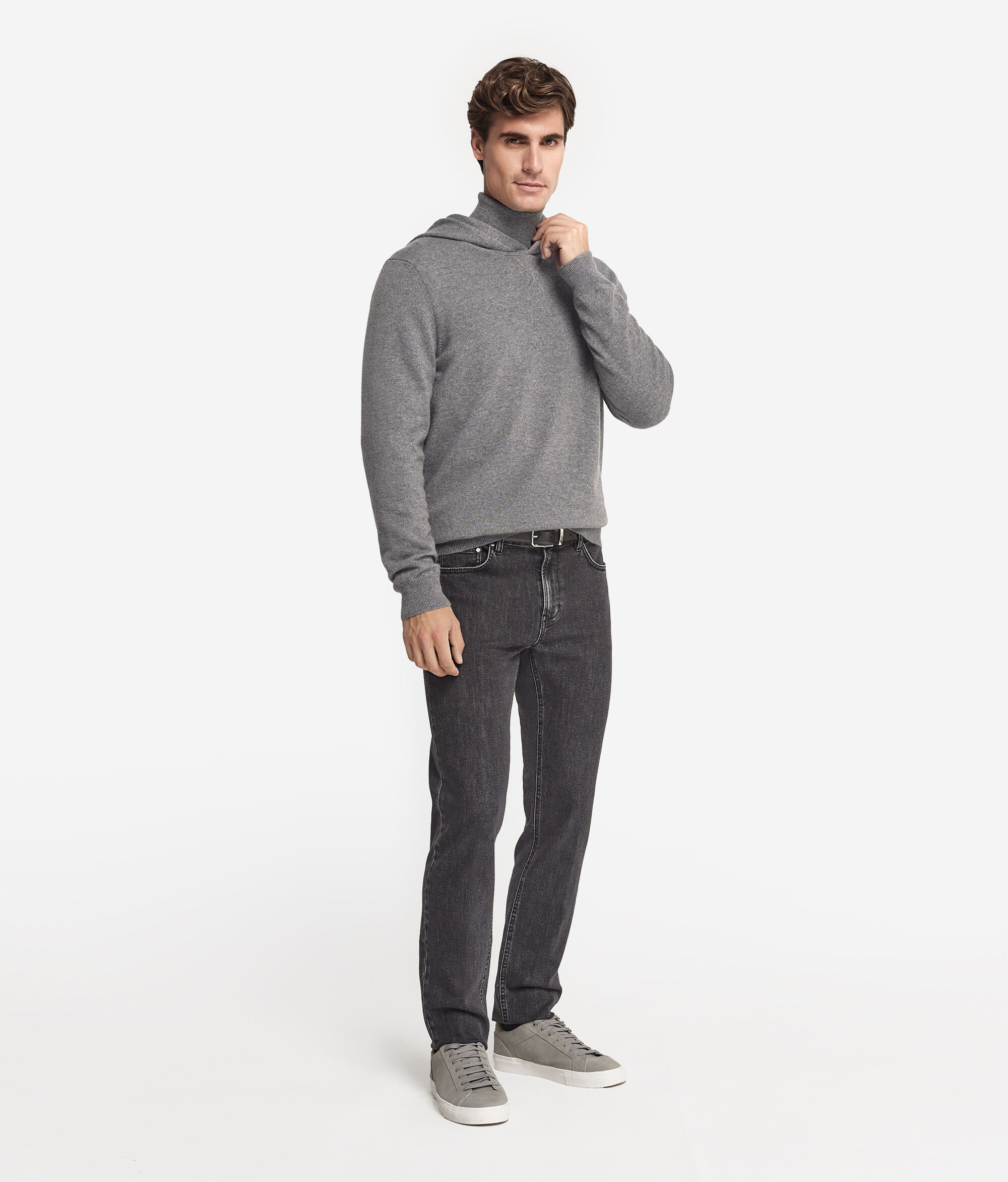 Sweatshirt à capuche homme en cachemire ultra-doux