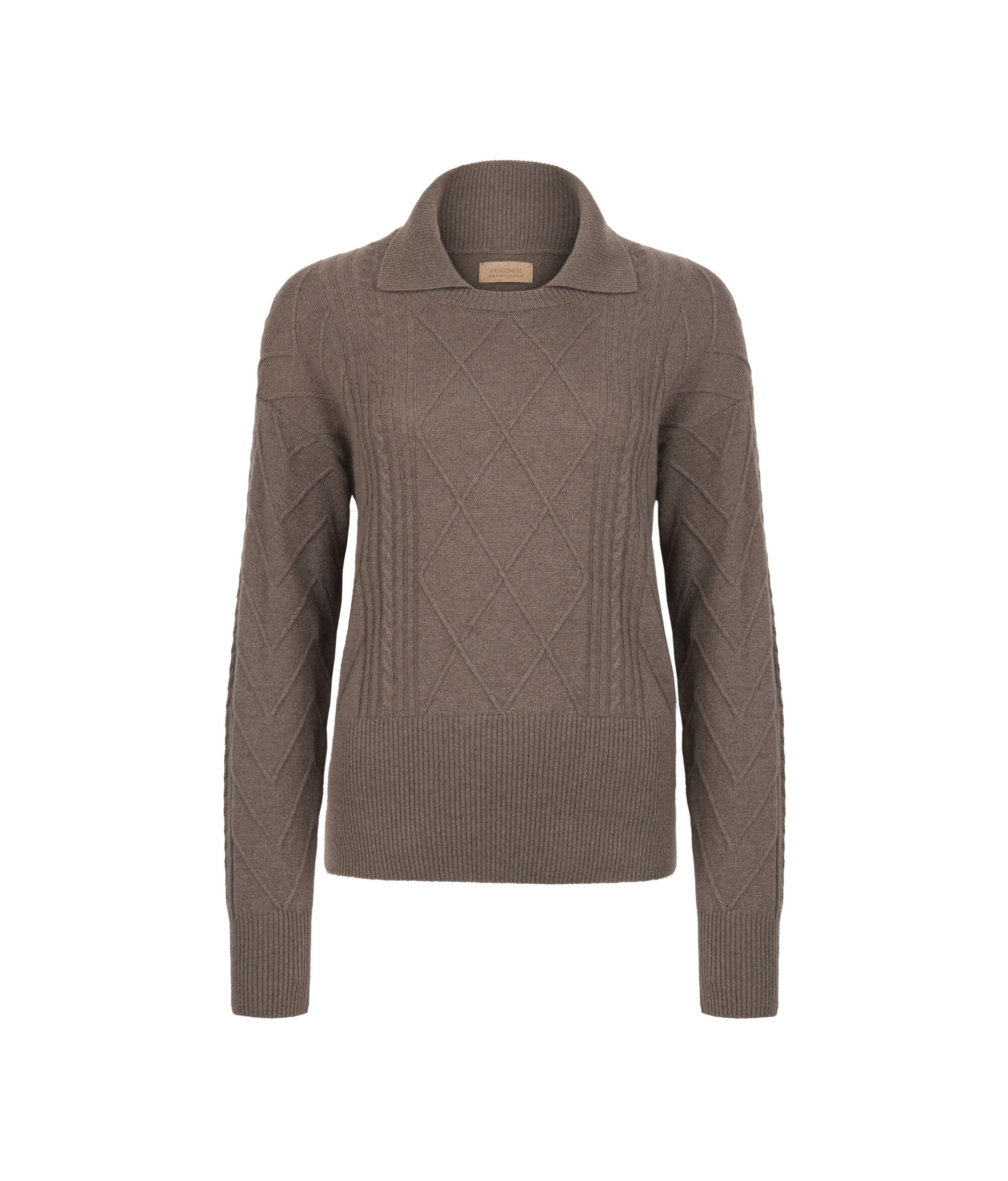 Jersey con cuello de Cashmere Ultrasoft