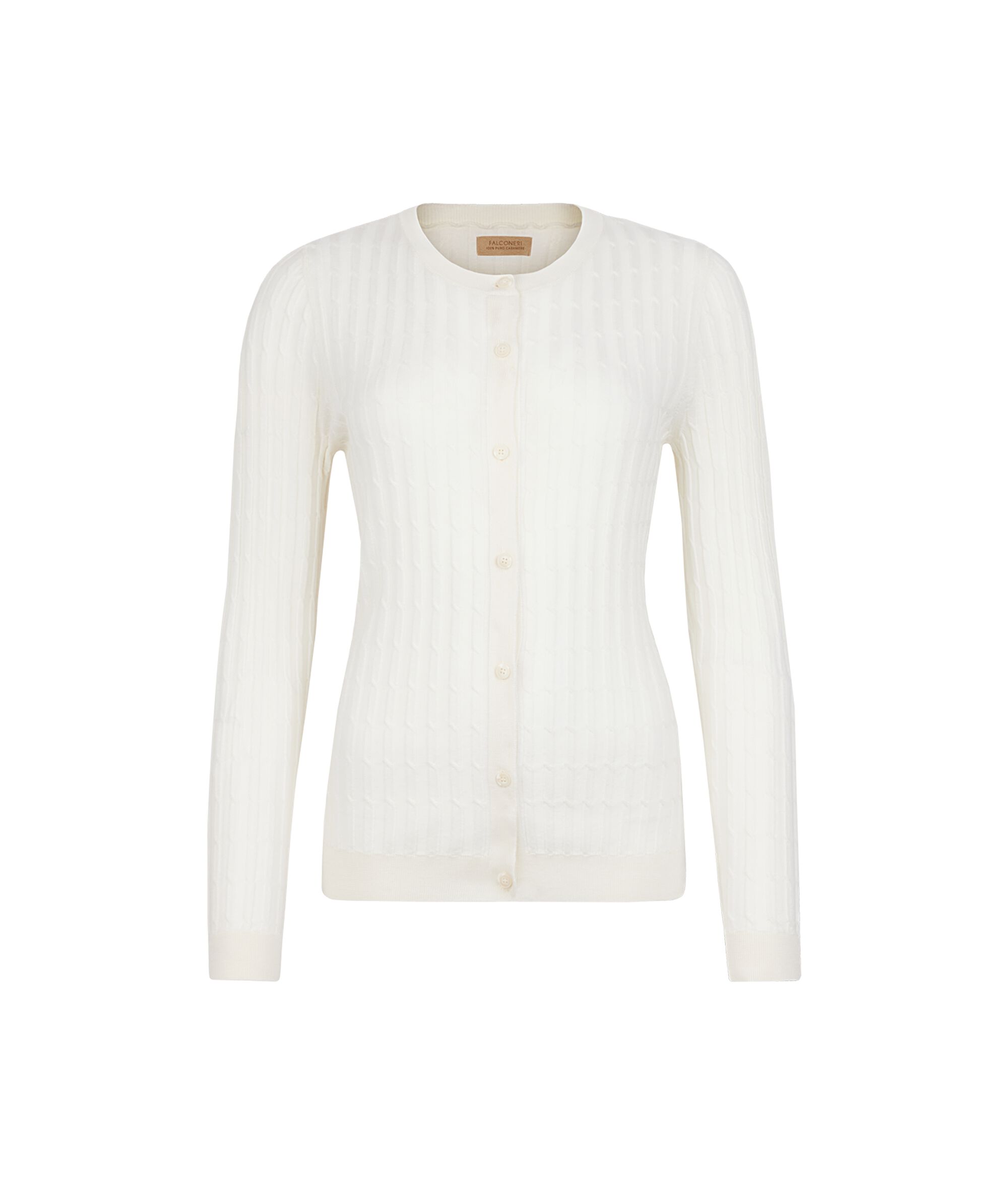 Ultrafine Cashmere Cable Knit Cardigan