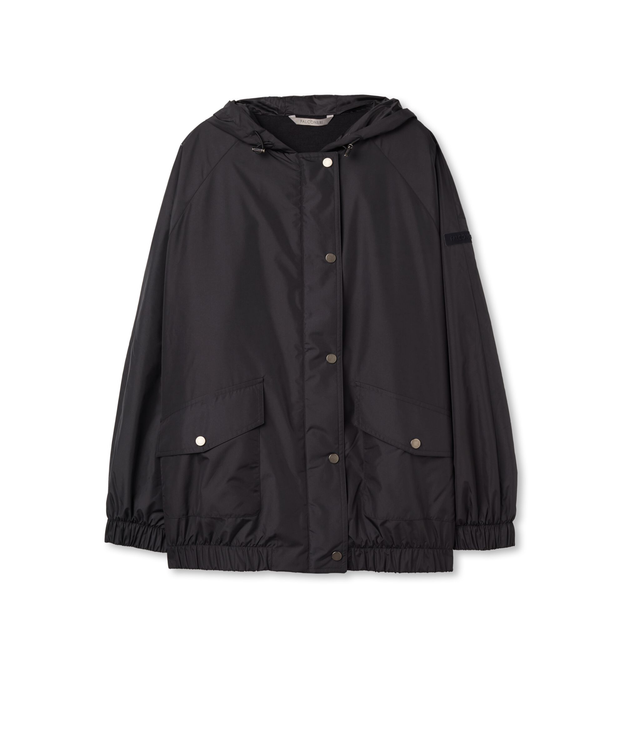 Blouson technique en cachemire à capuche