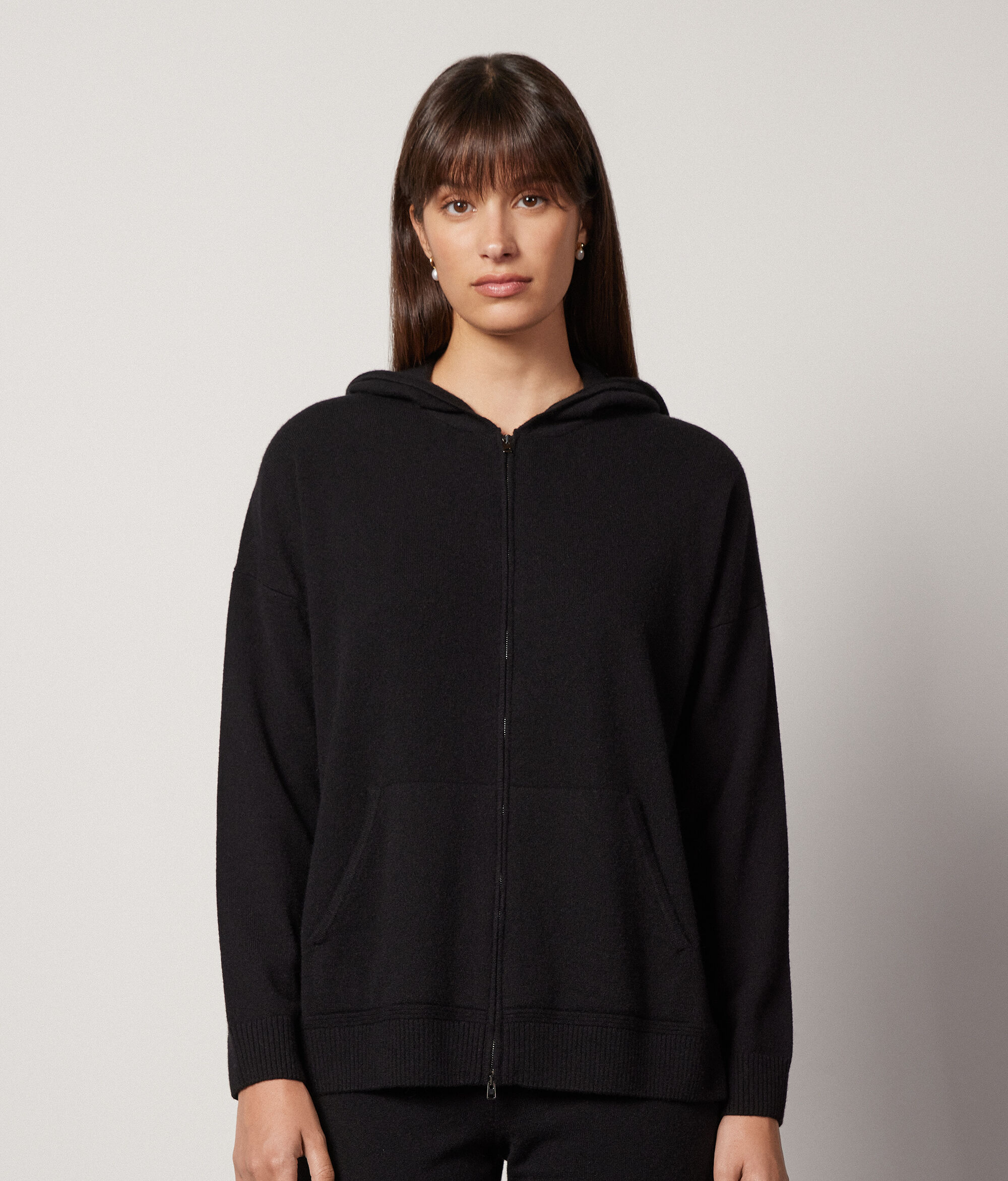 Φούτερ από Ultrasoft Cashmere με Κουκούλα